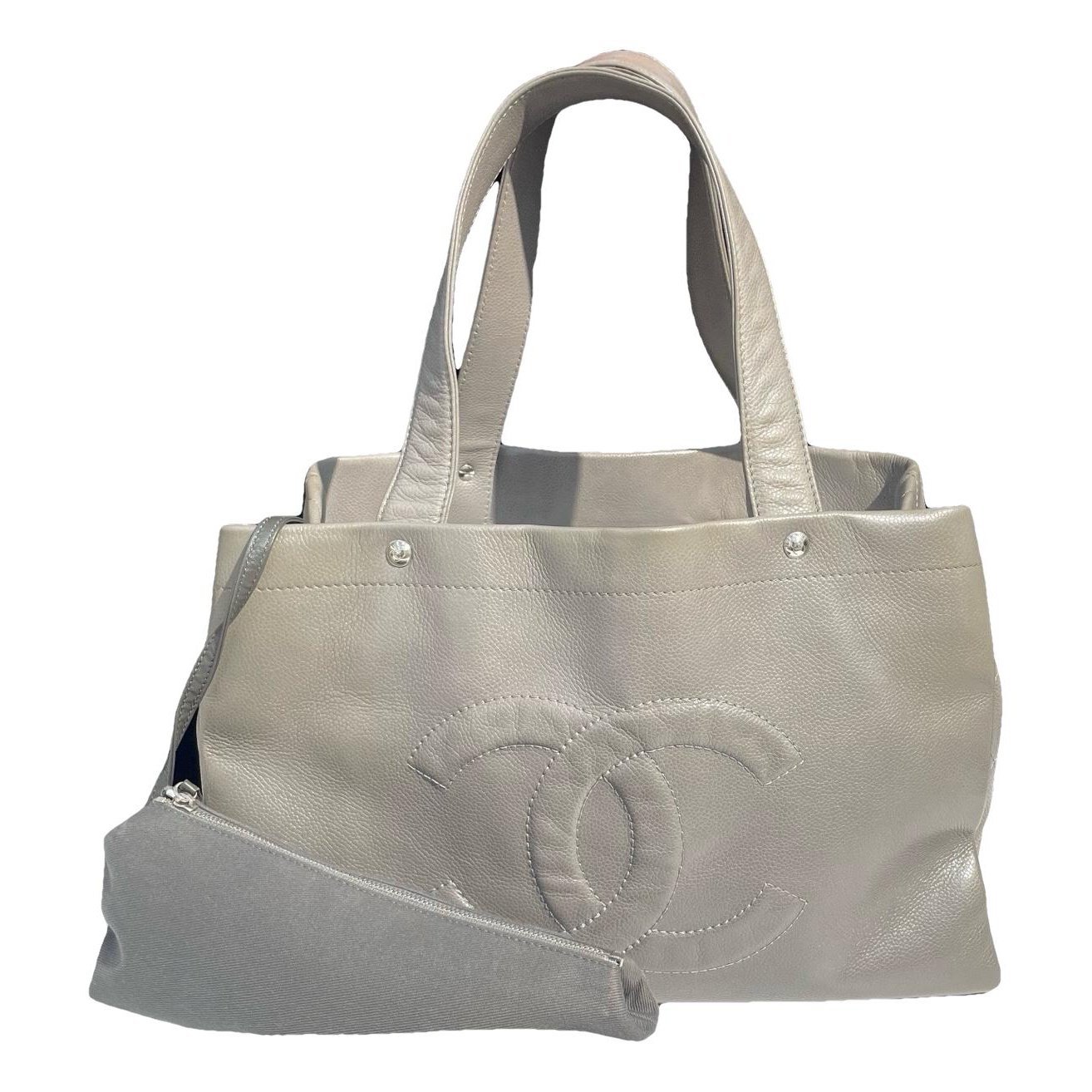 Leather tote