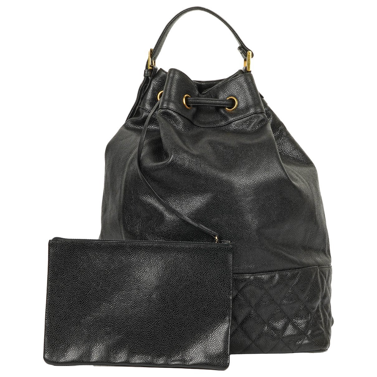 Leather backpack