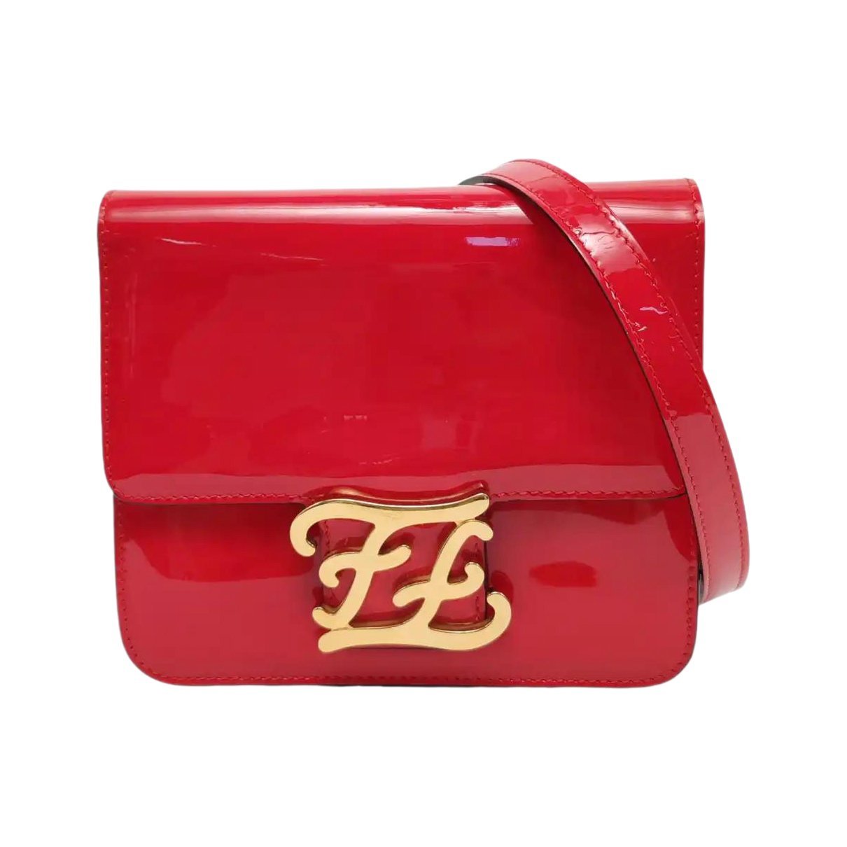 Patent leather crossbody bag
