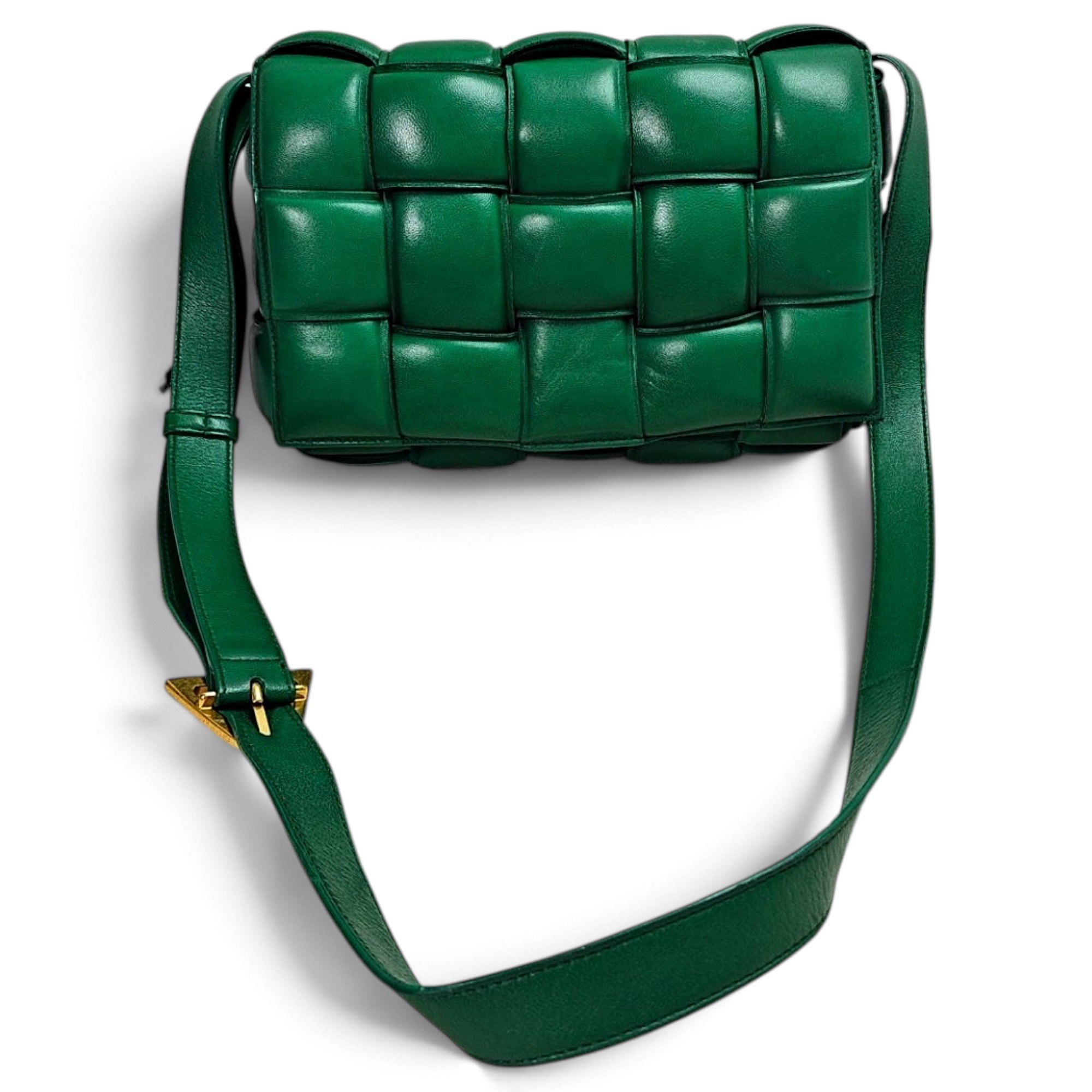Cassette leather crossbody bag