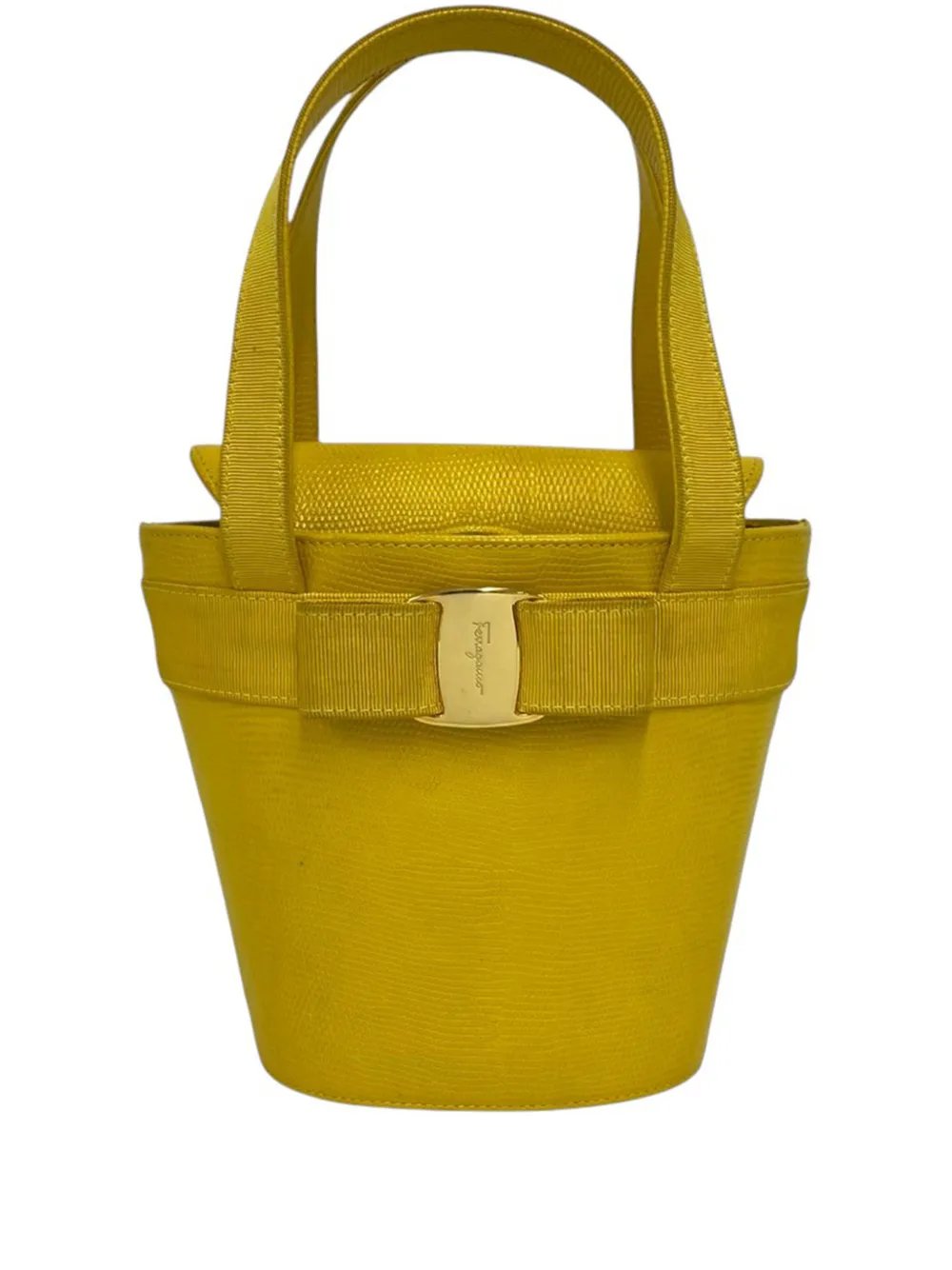 2010-2026 Leather Vara Bow bucket bag