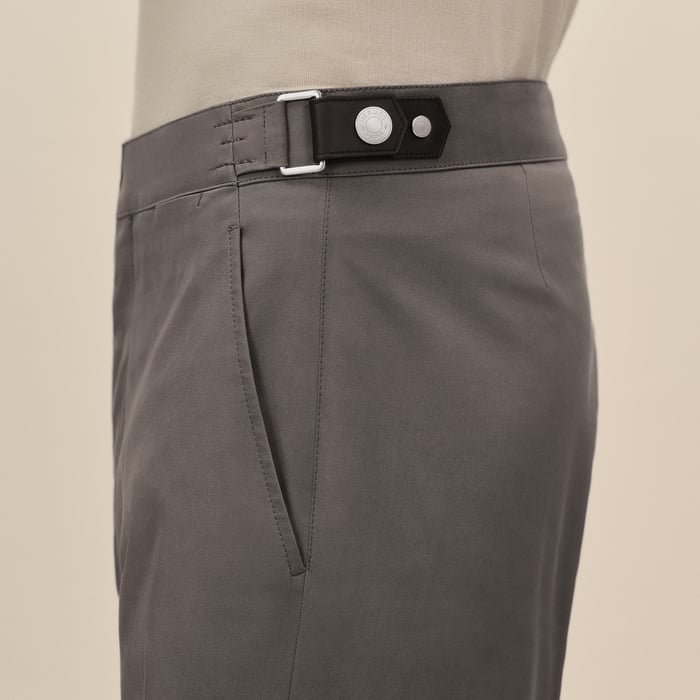 Gris Éléphant Saint Germain Fitted Shorts