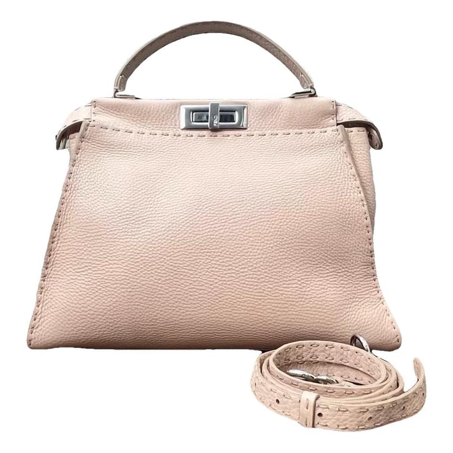 Peekaboo leather handbag