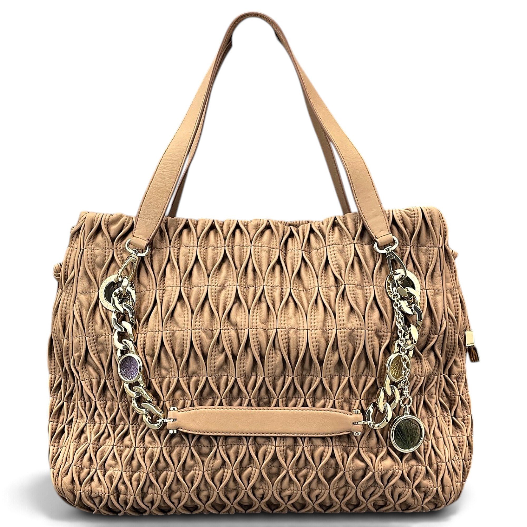 Leather tote