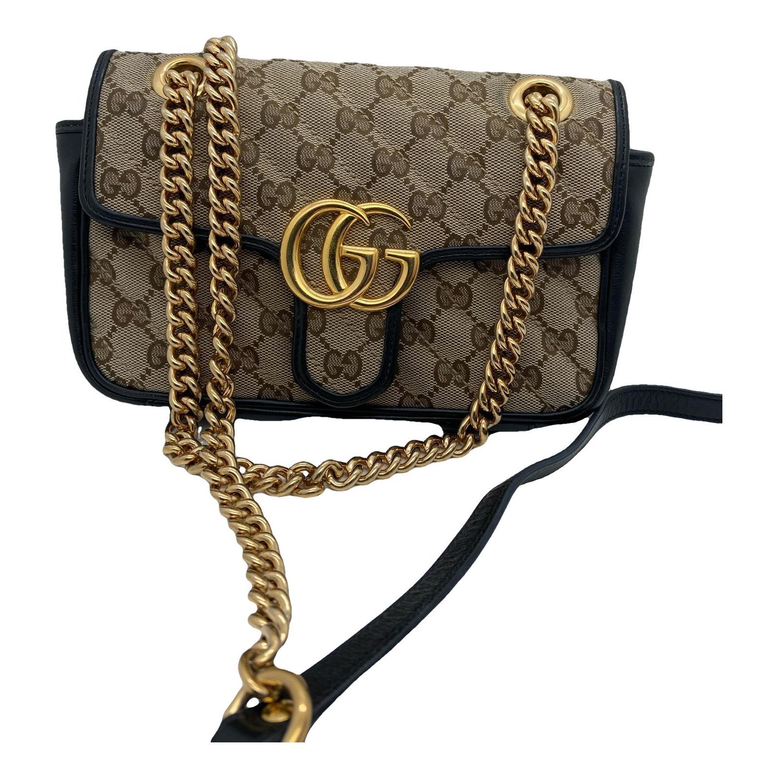 GG Marmont Flap leather handbag