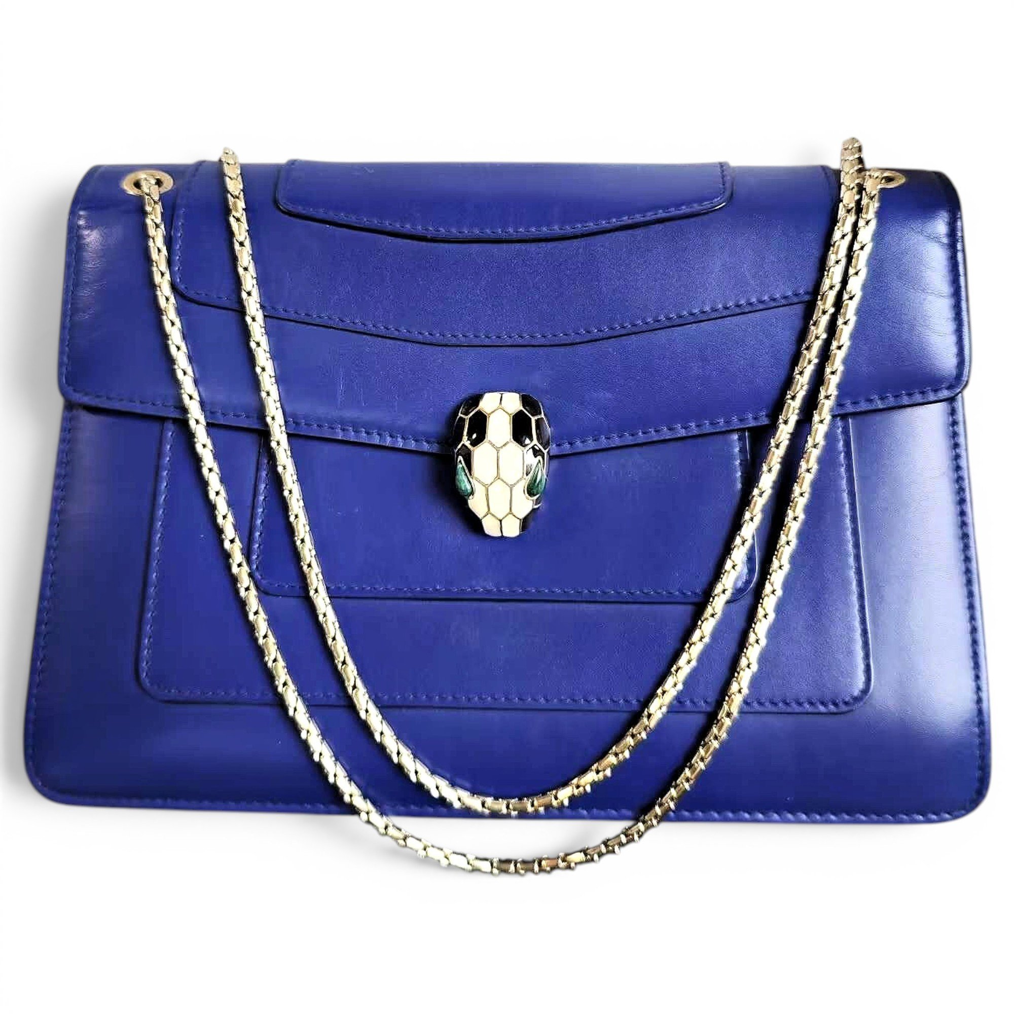 Serpenti leather crossbody bag