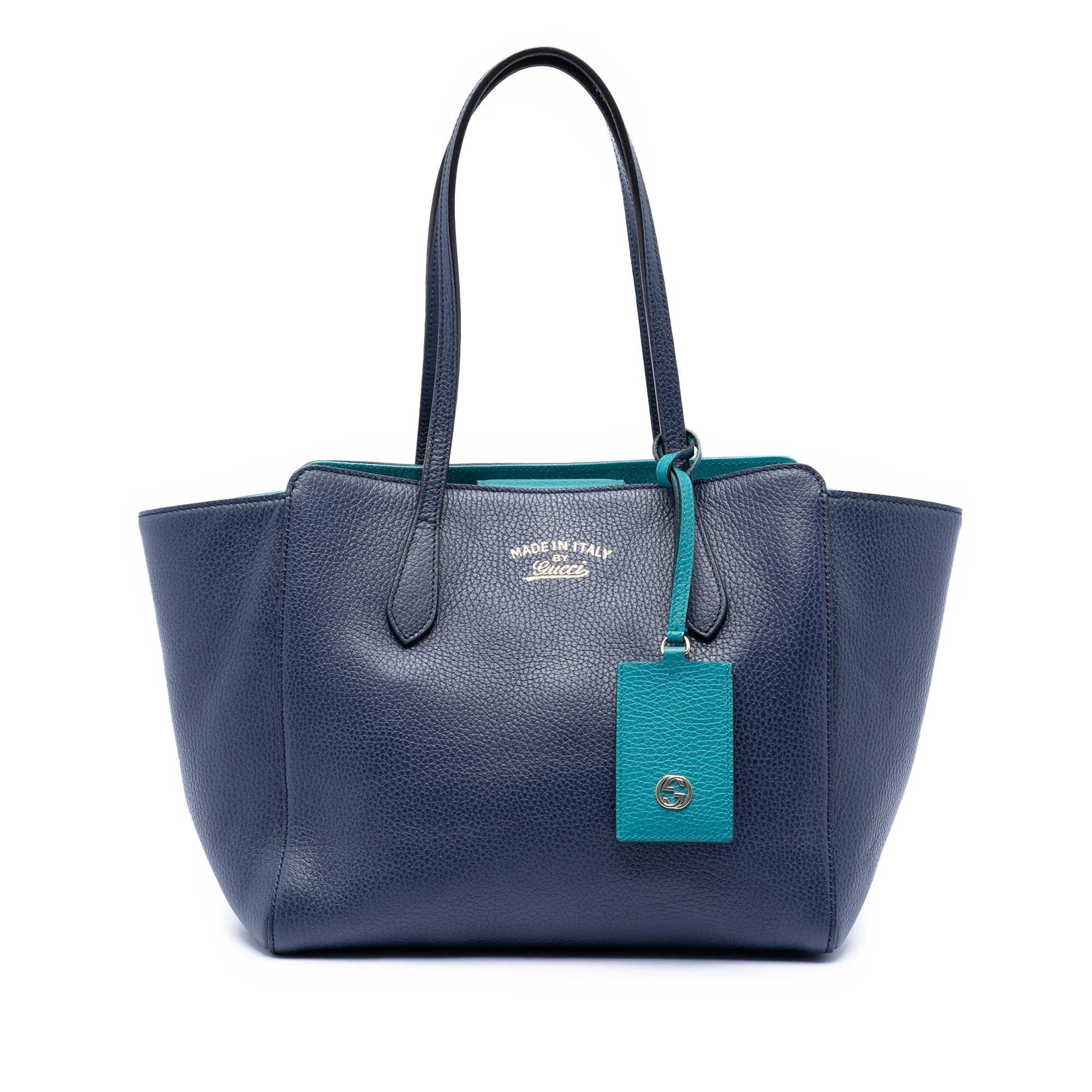 Swing leather handbag
