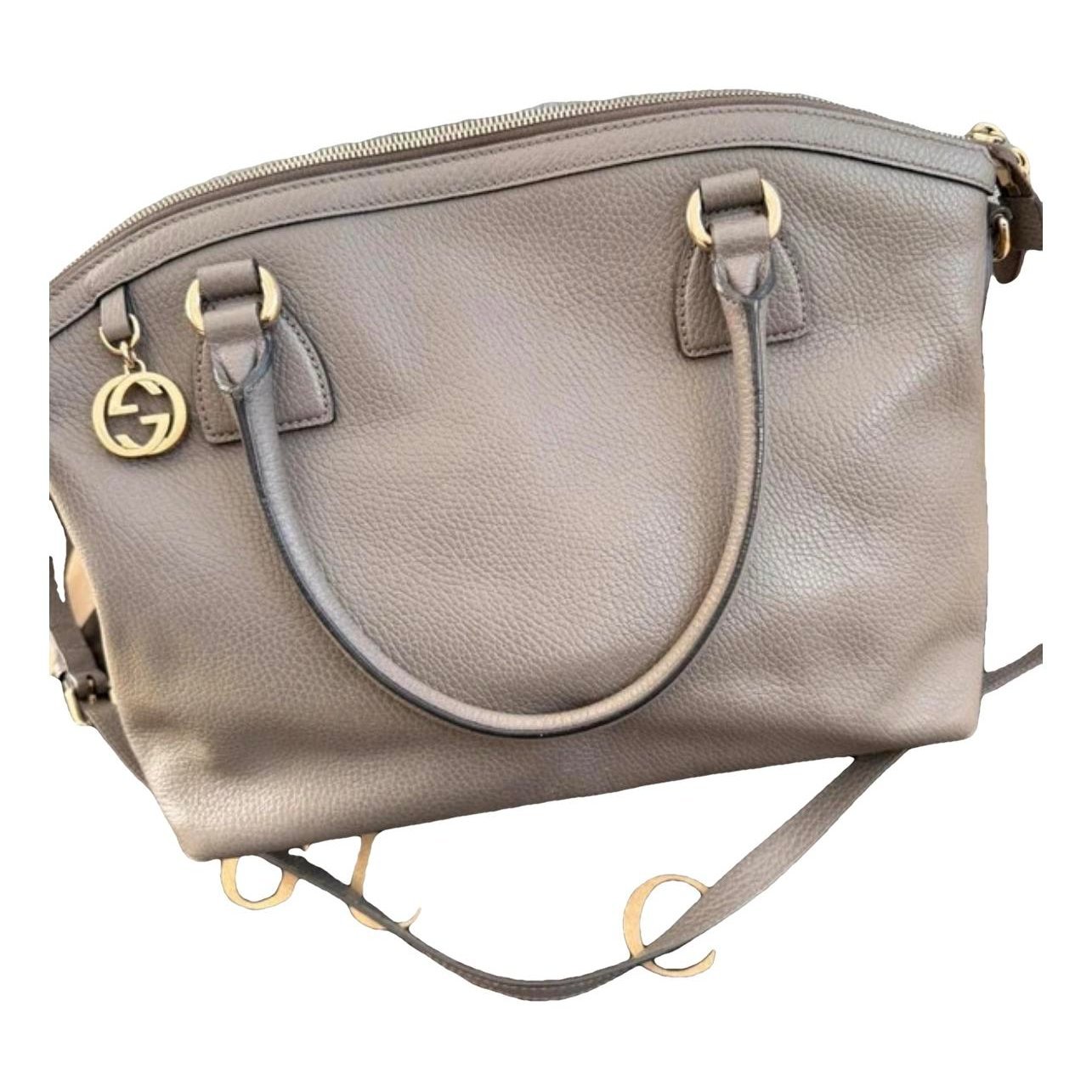 Leather handbag