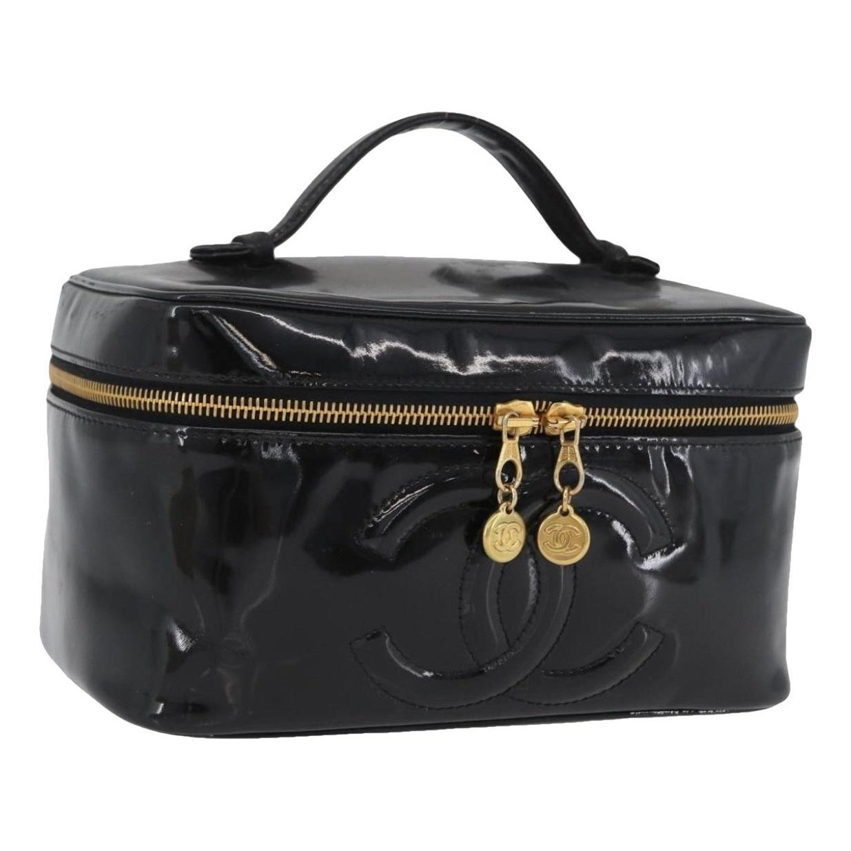 Leather vanity case
