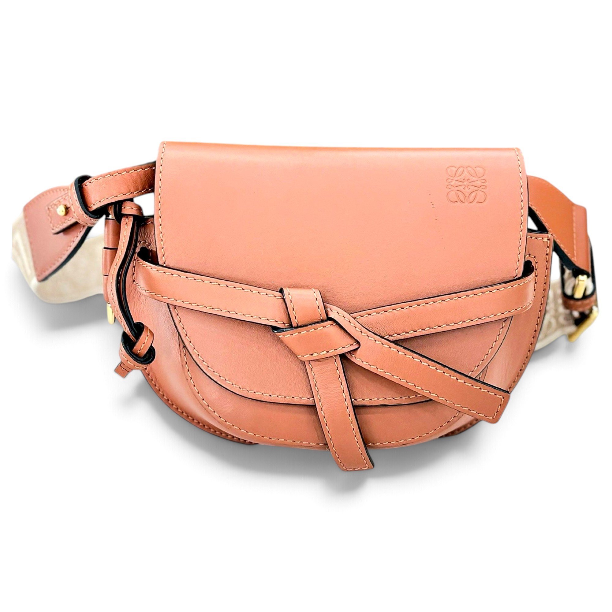 Gate leather crossbody bag