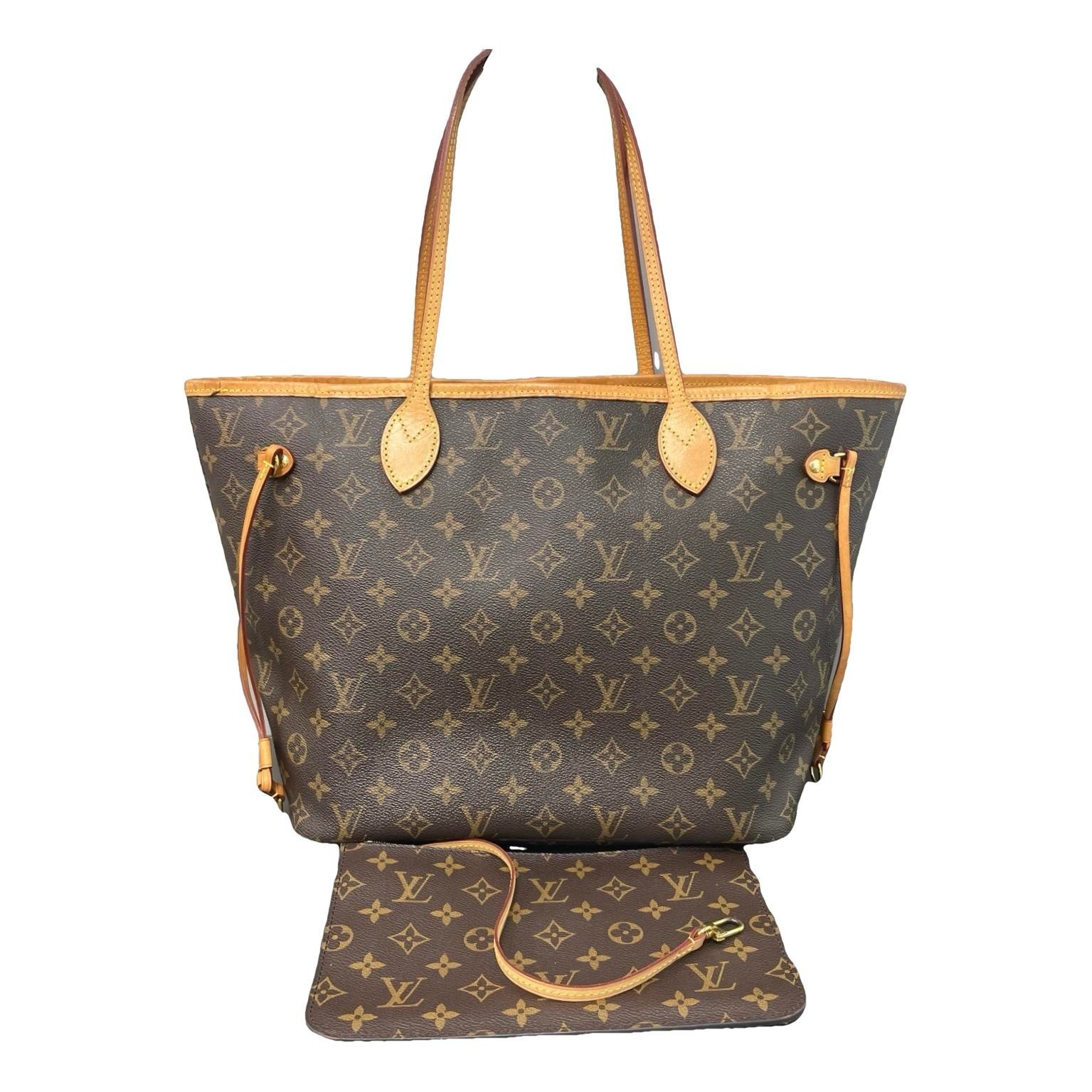 Neverfull leather handbag
