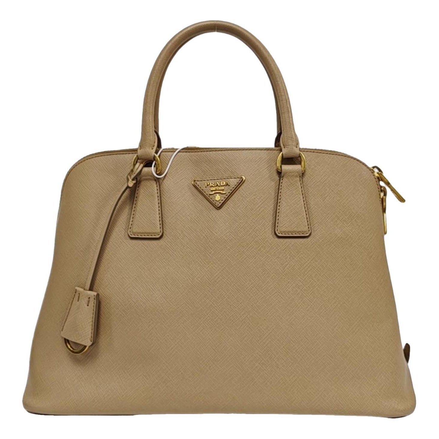 Promenade leather handbag