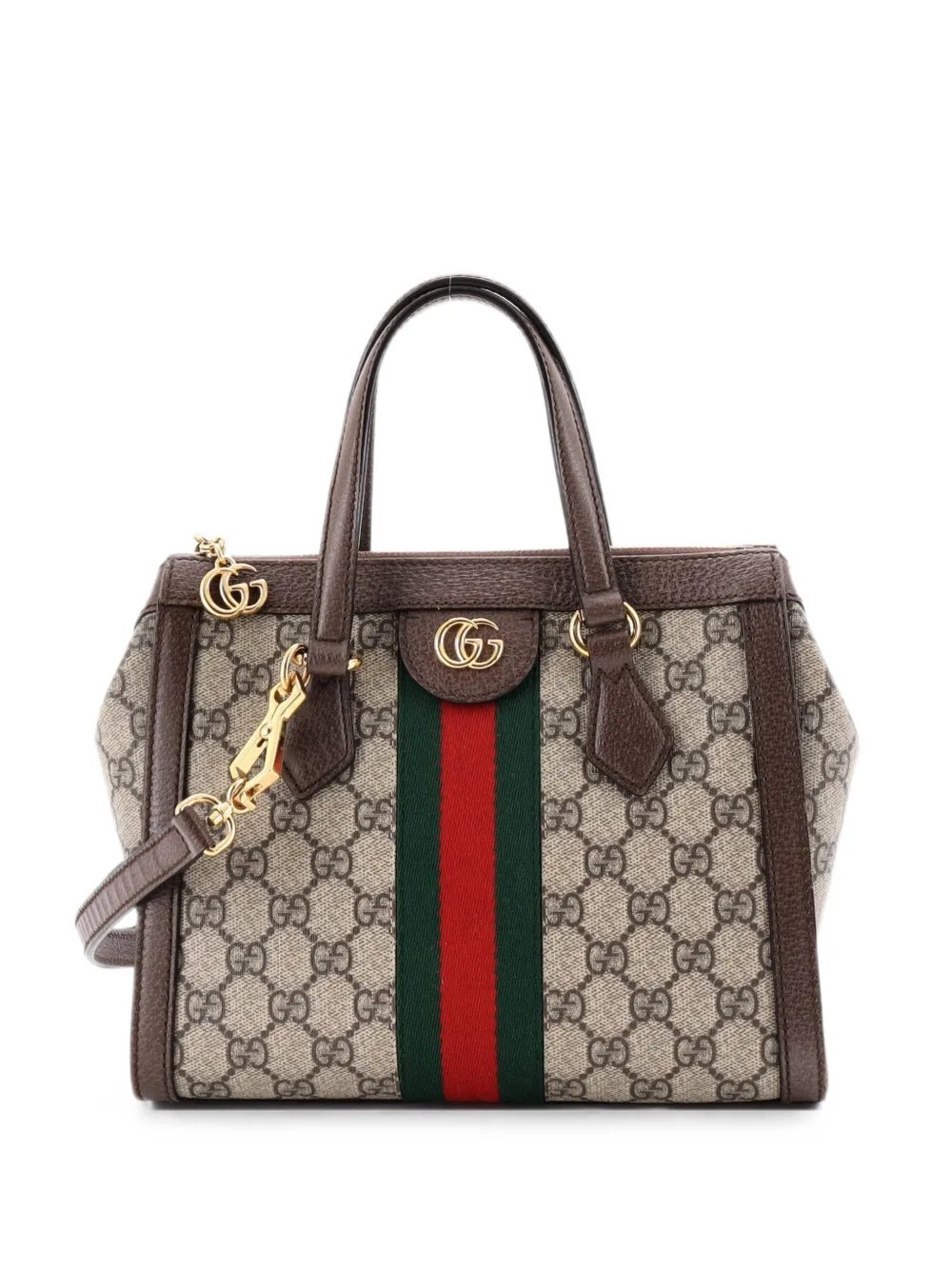 Ophidia Top Handle GG Coated Canvas Small tote bag