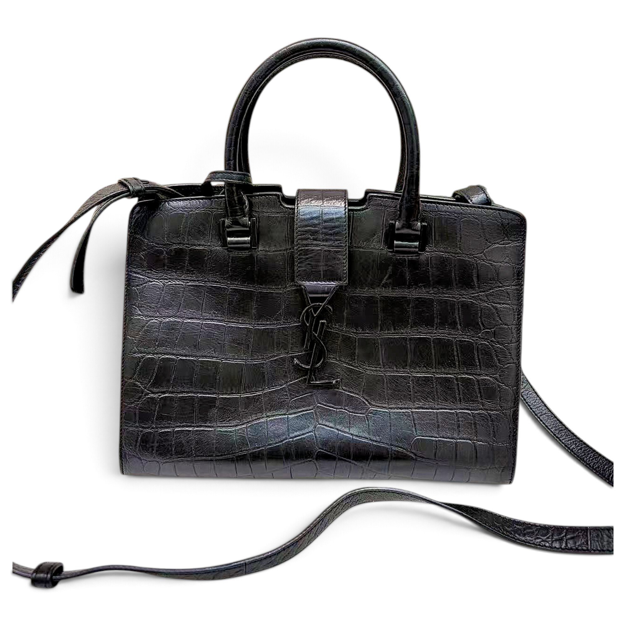 Monogram Cabas leather handbag