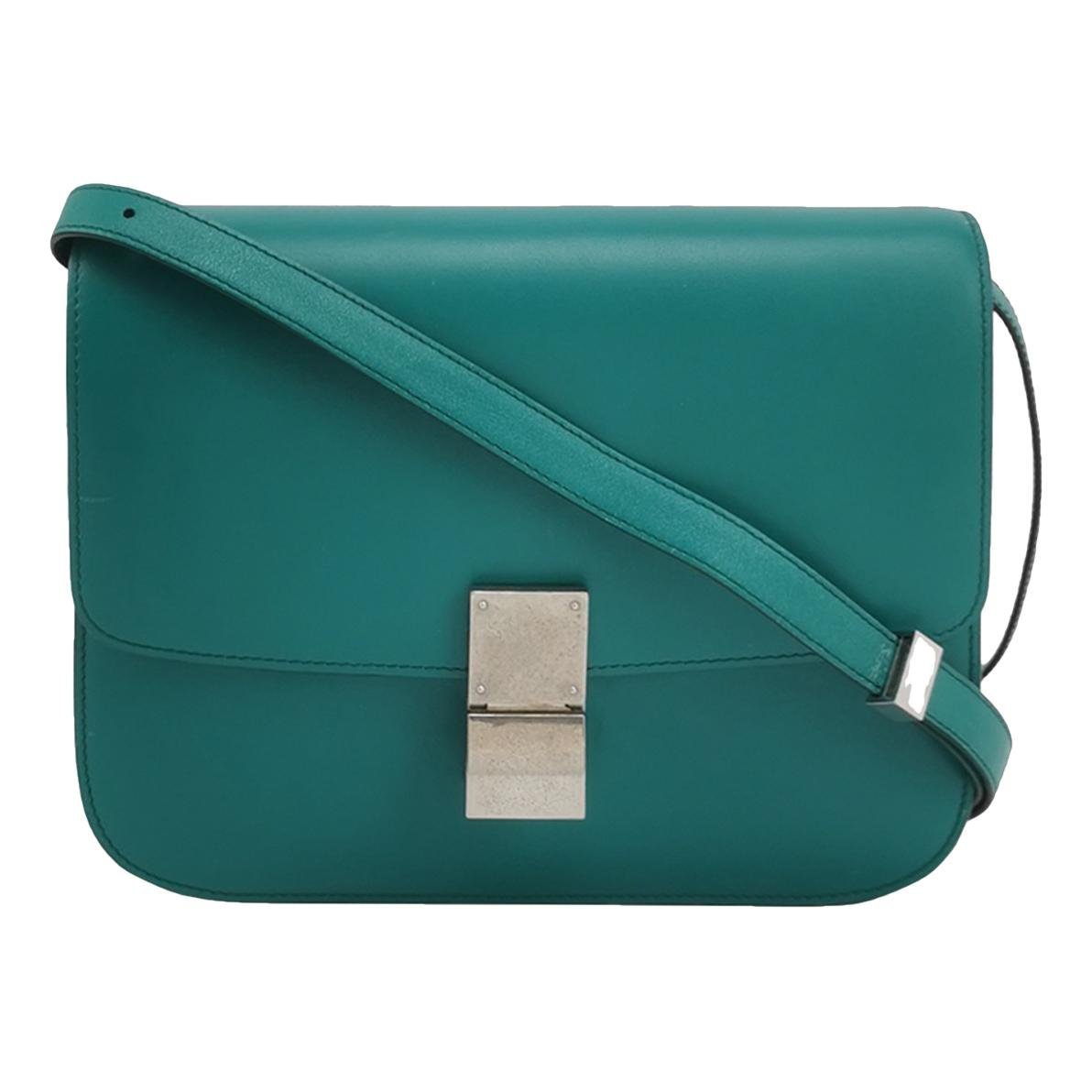 Classic leather crossbody bag