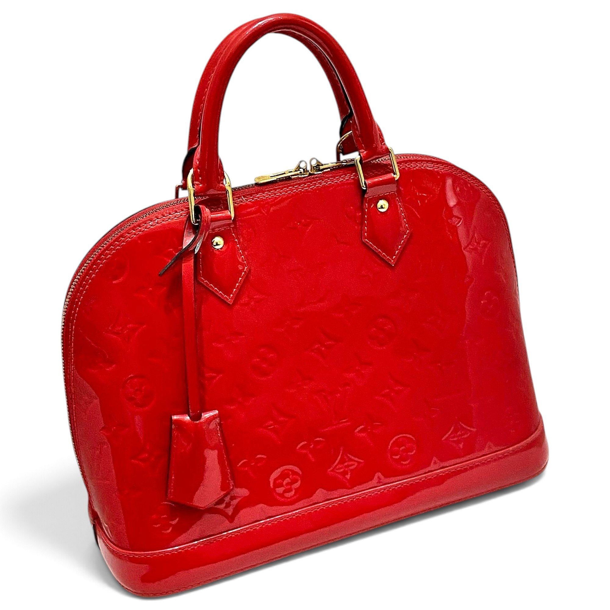 Alma patent leather handbag