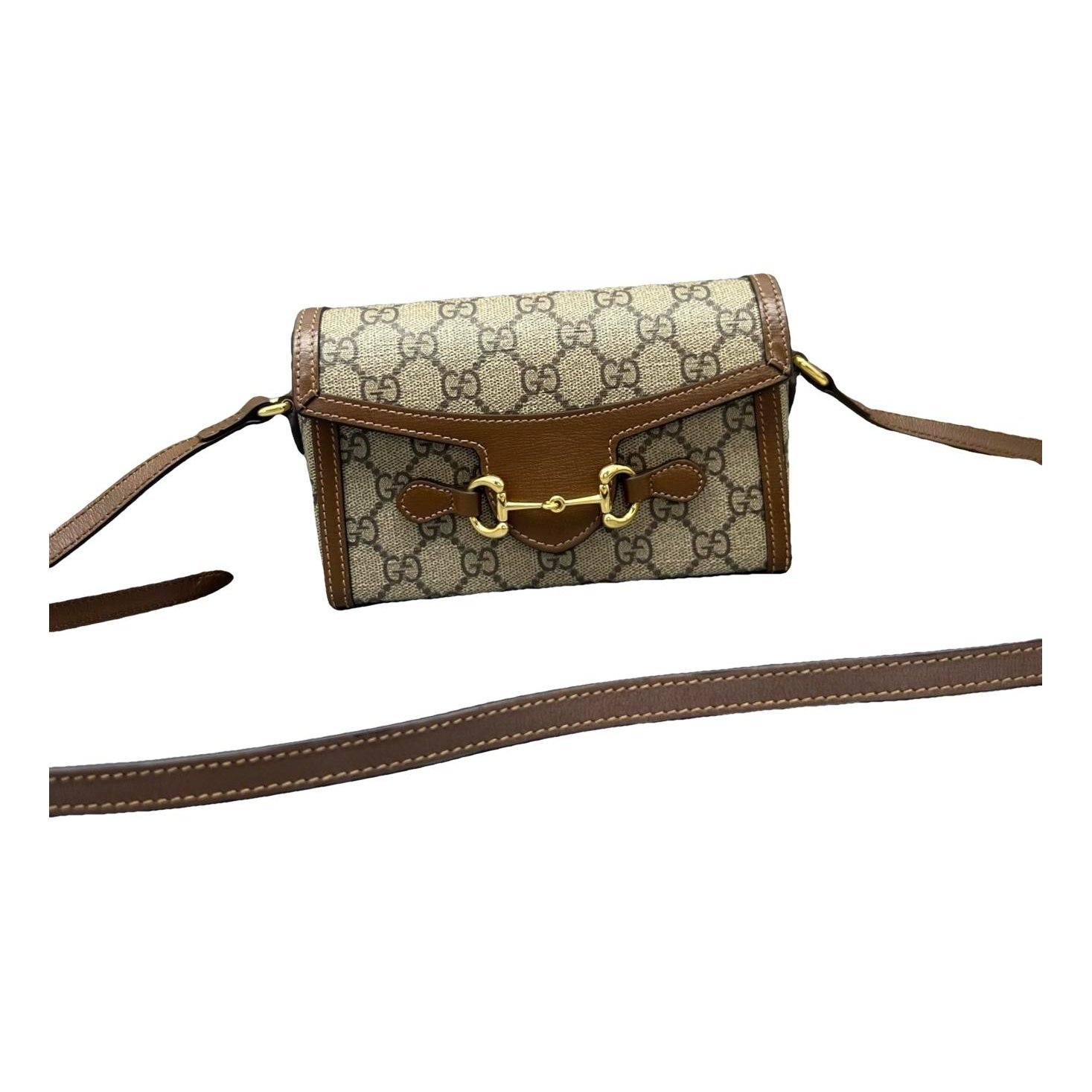 Horsebit 1955 Vertical cloth handbag