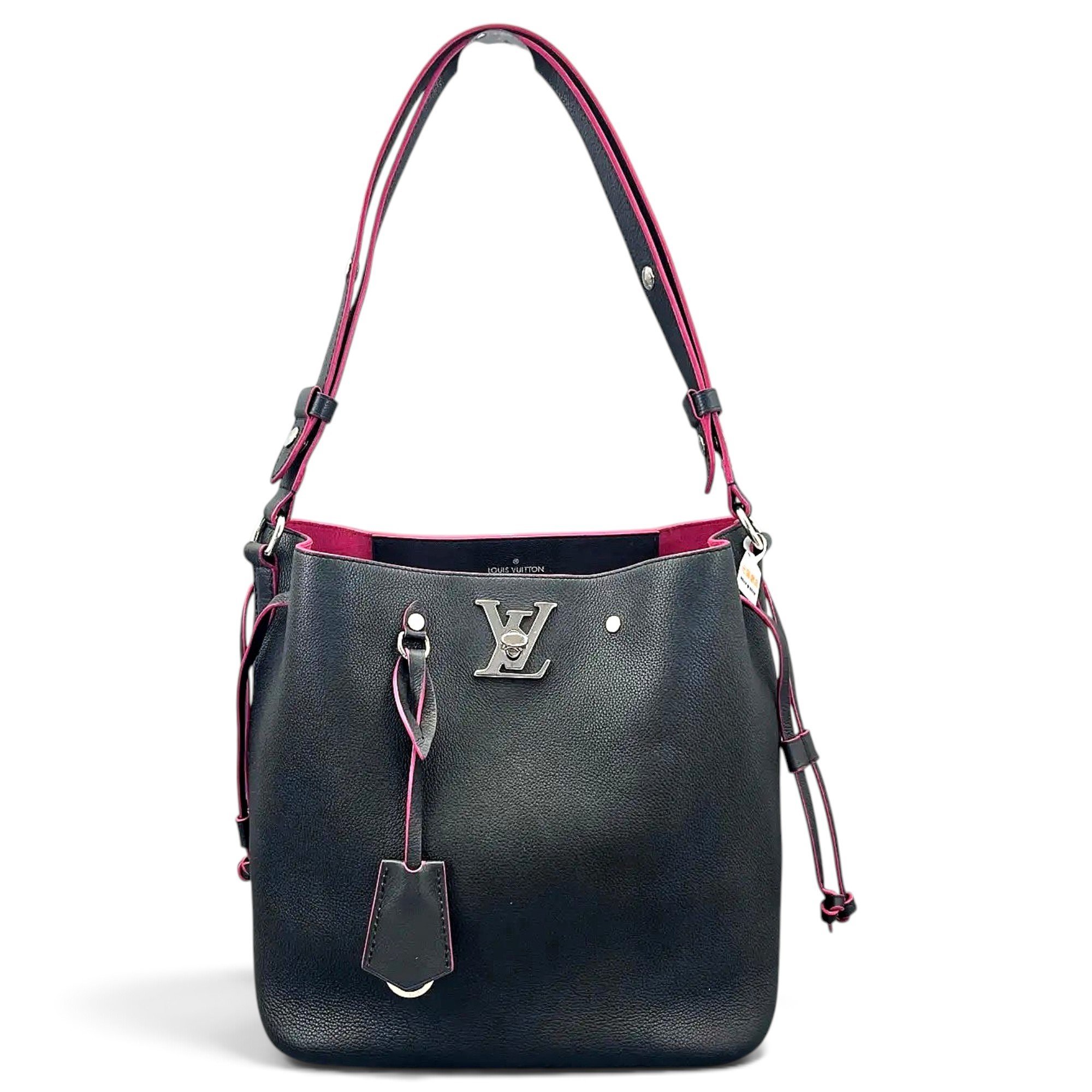 Louis Vuitton Lockme Bucket leather crossbody bag