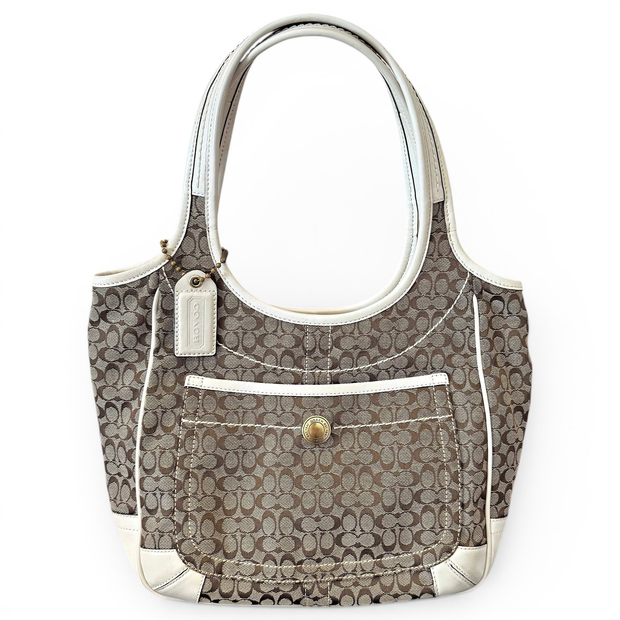 Signature Sufflette leather handbag