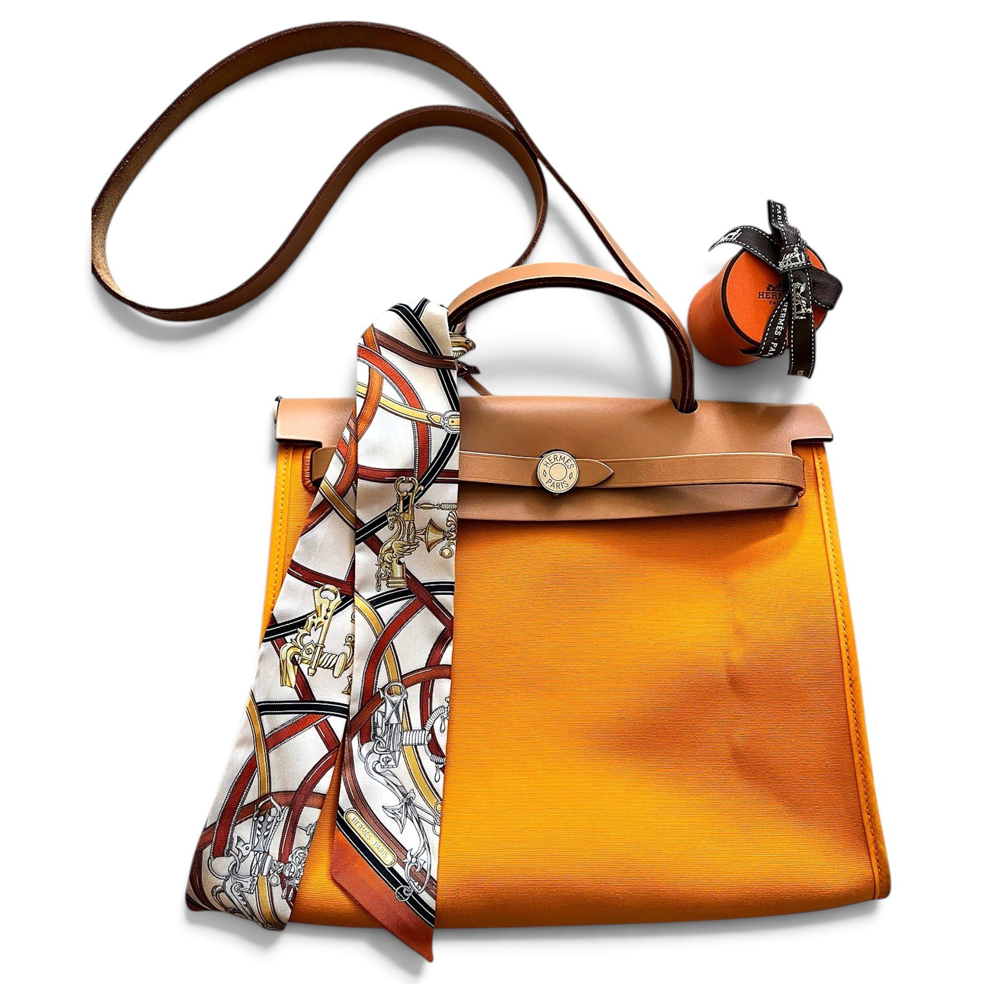Herbag leather crossbody bag