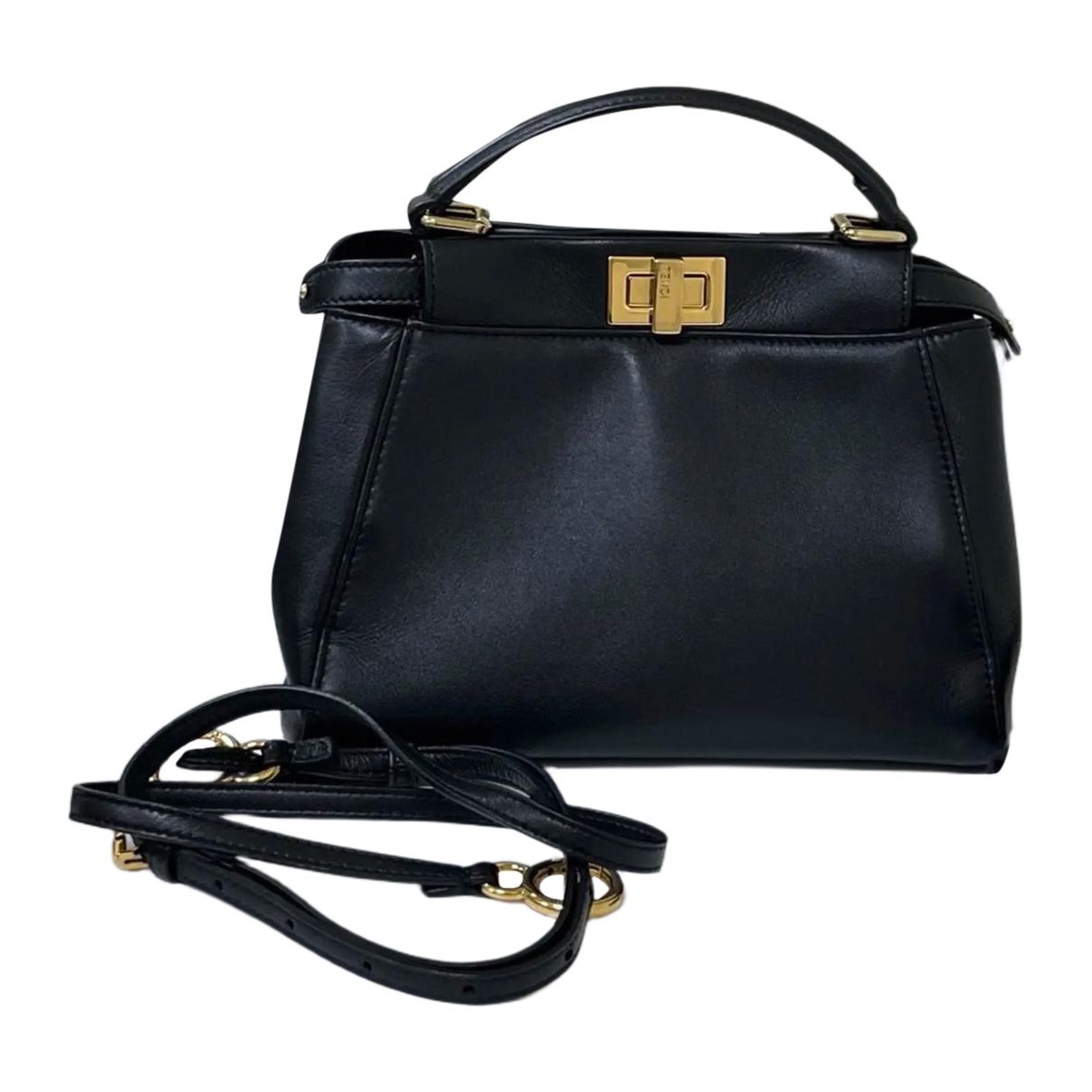 Peekaboo leather crossbody bag