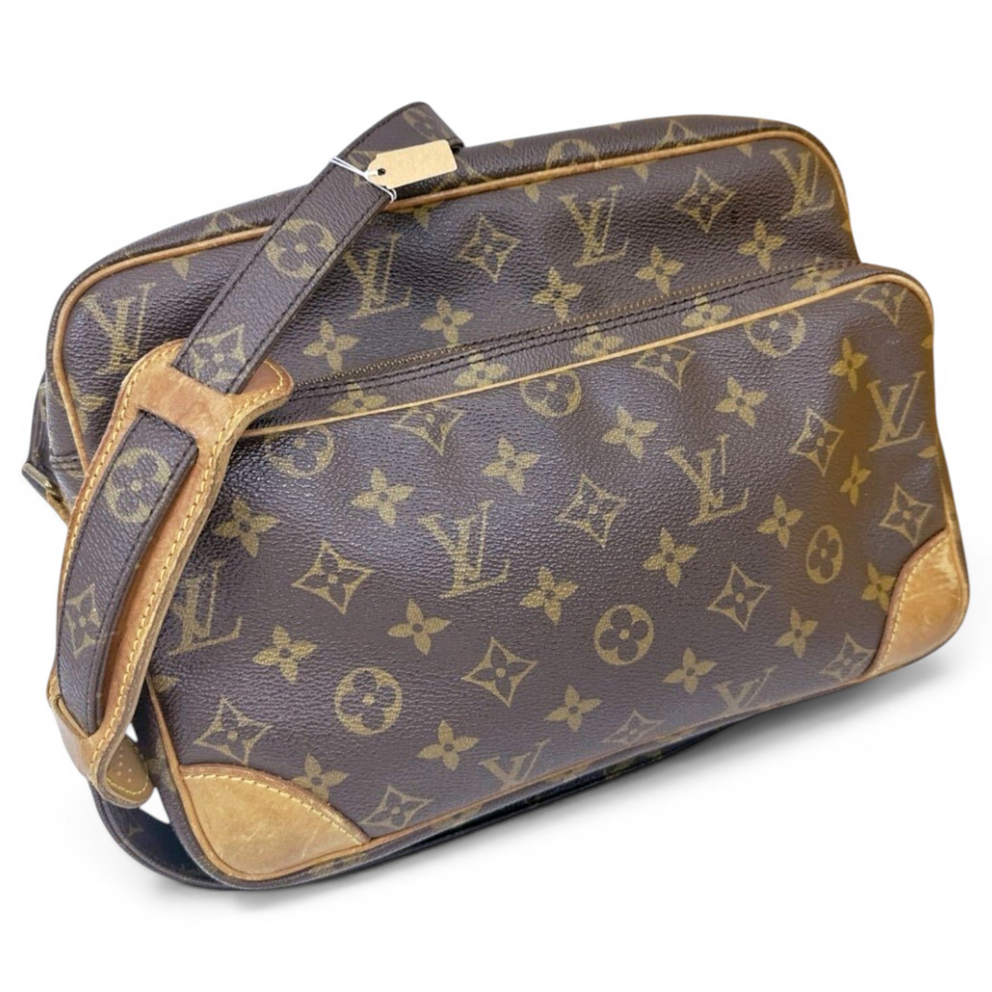 Nile leather crossbody bag