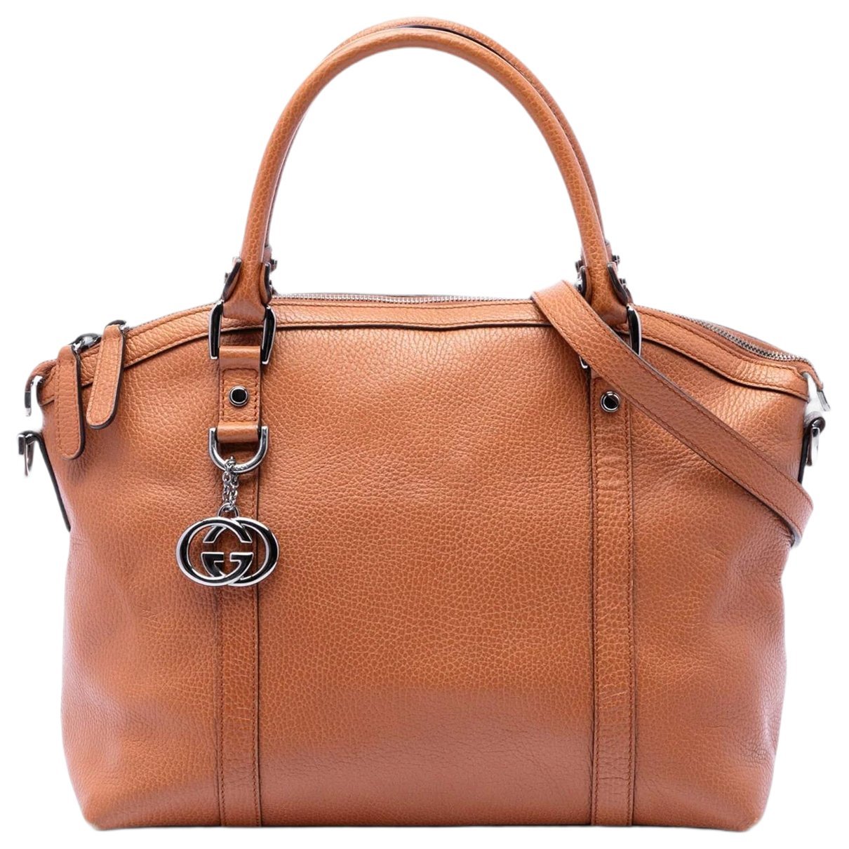 Dôme leather satchel