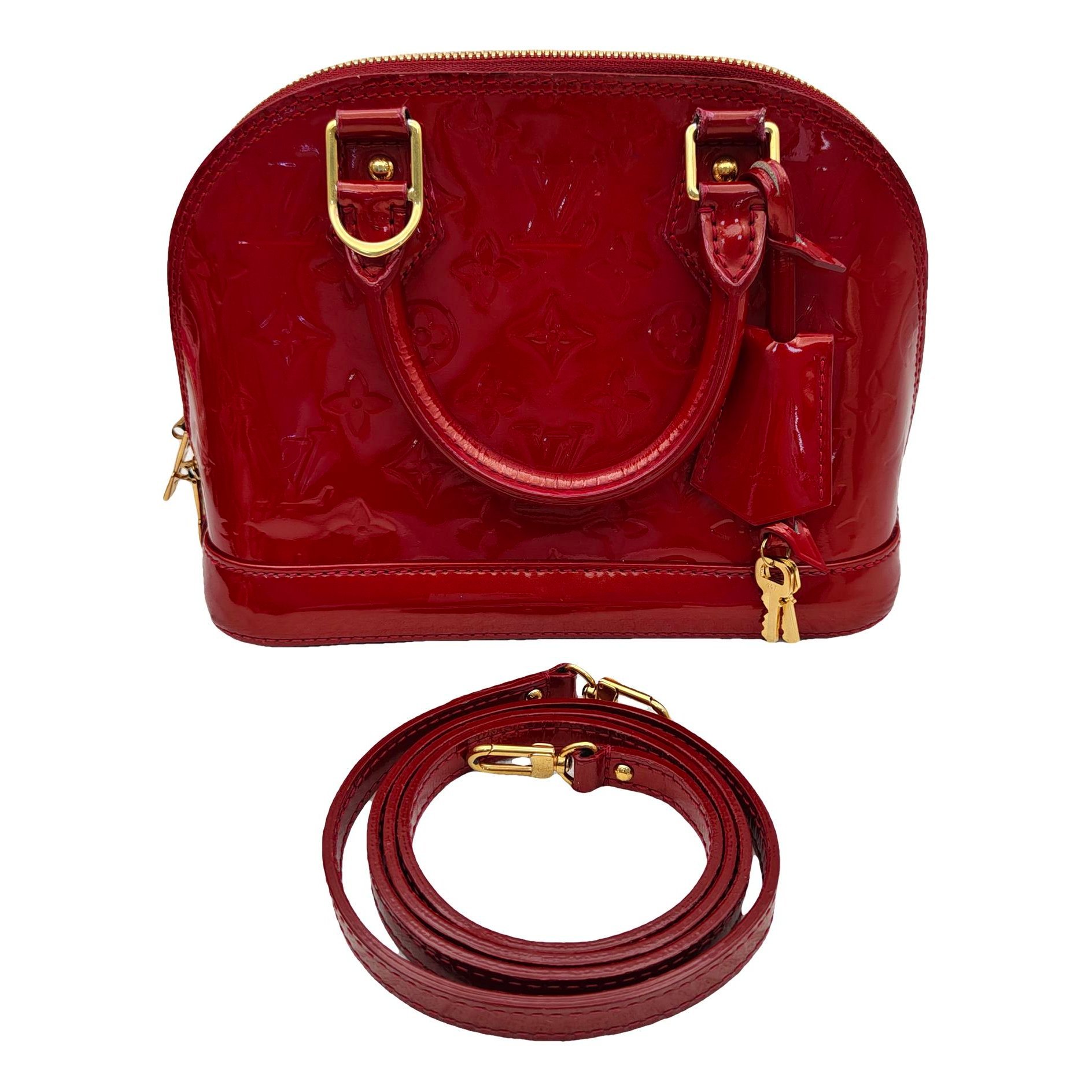Alma patent leather handbag