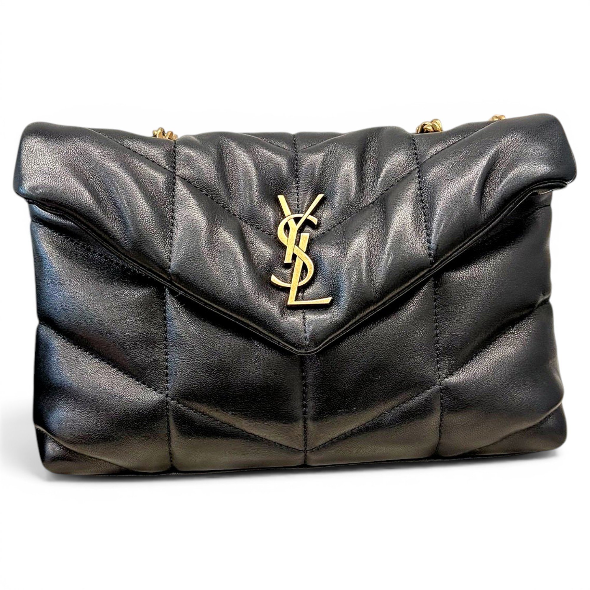 Loulou Puffer leather crossbody bag