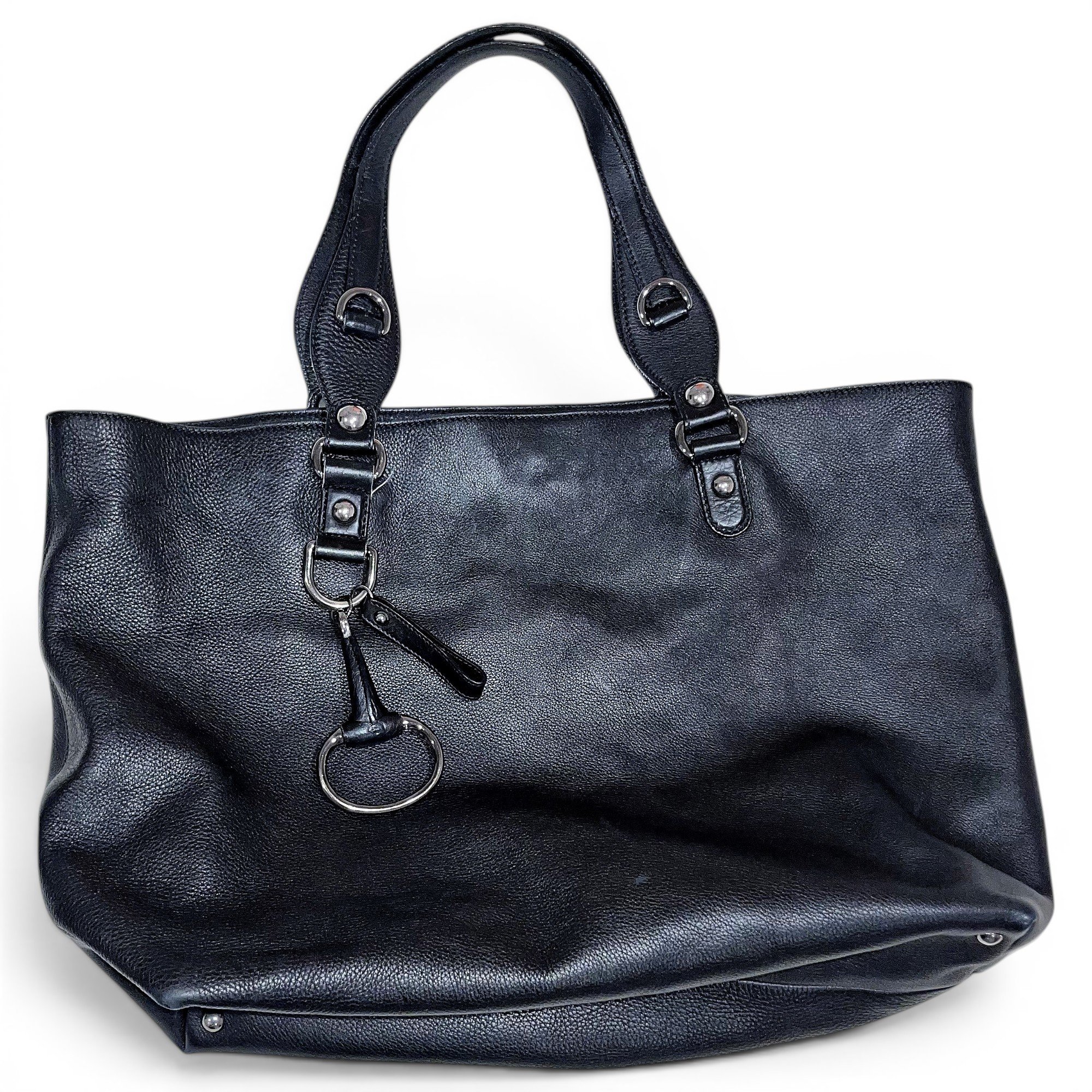 Leather tote