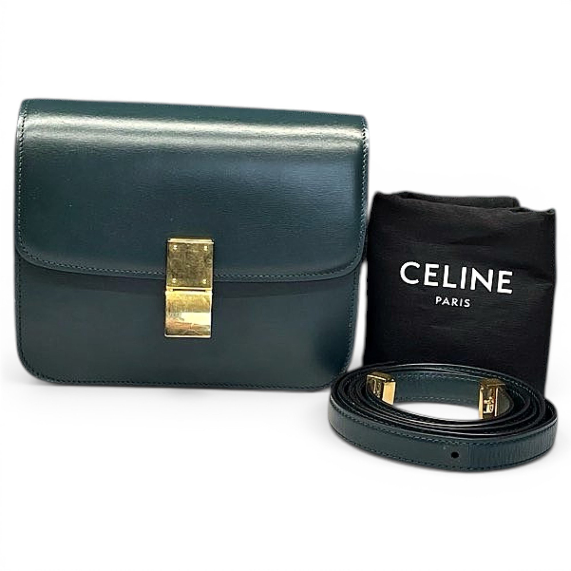 Classic leather handbag
