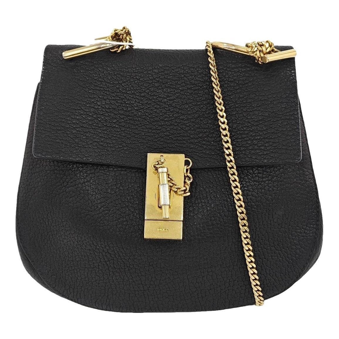 Drew leather handbag