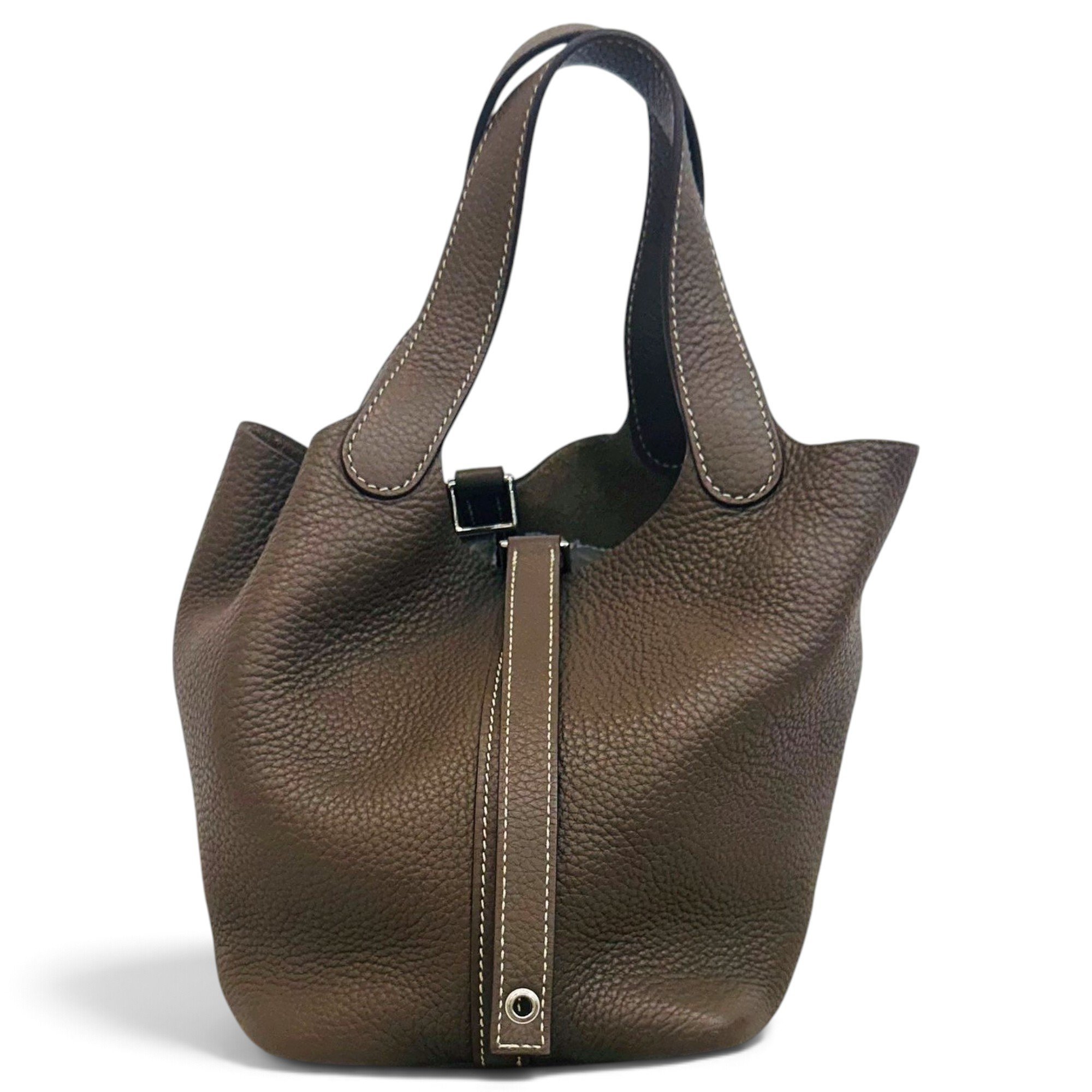 Picotin leather handbag