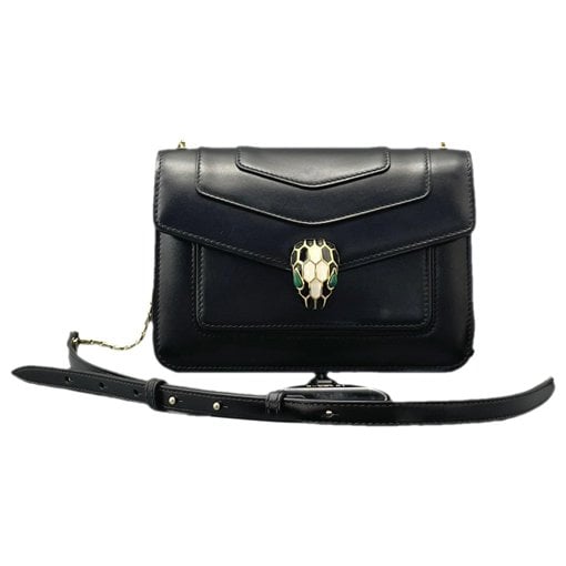 Serpenti leather handbag