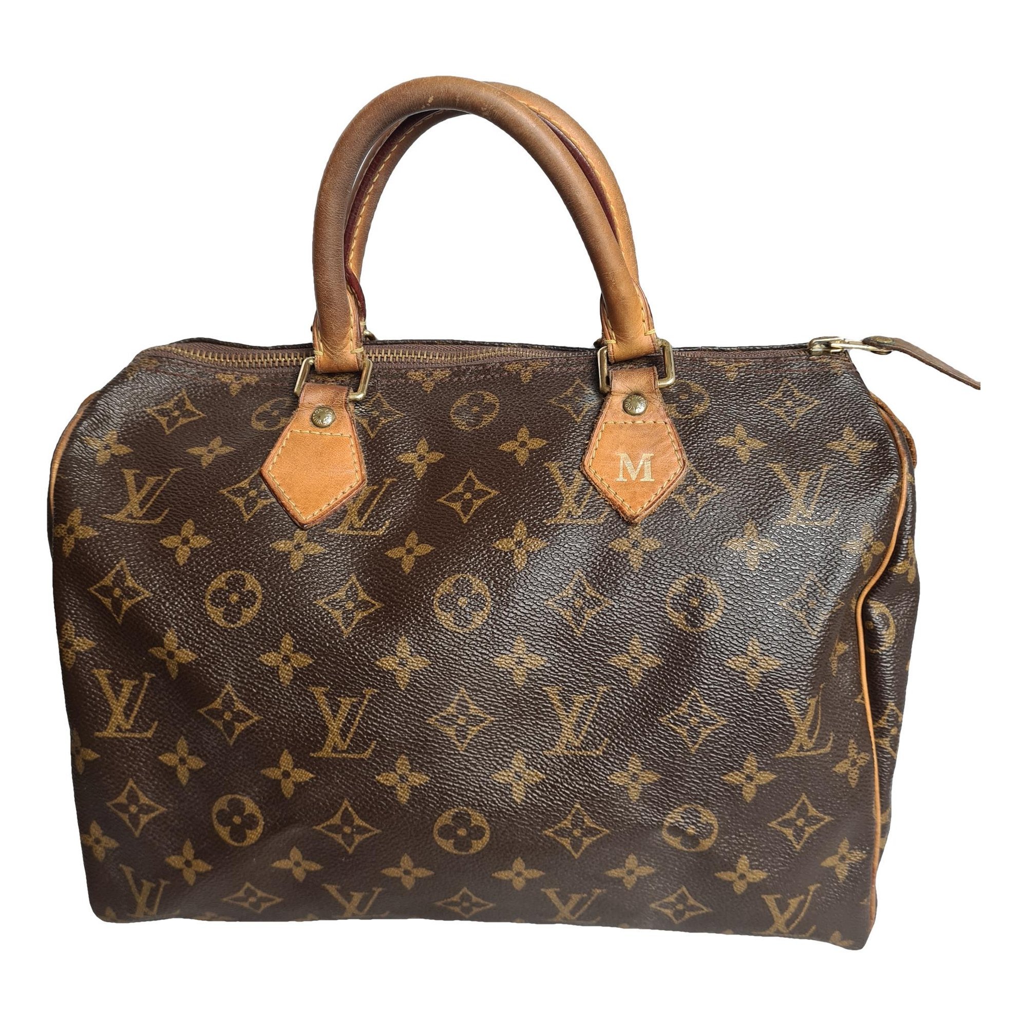 Speedy leather handbag