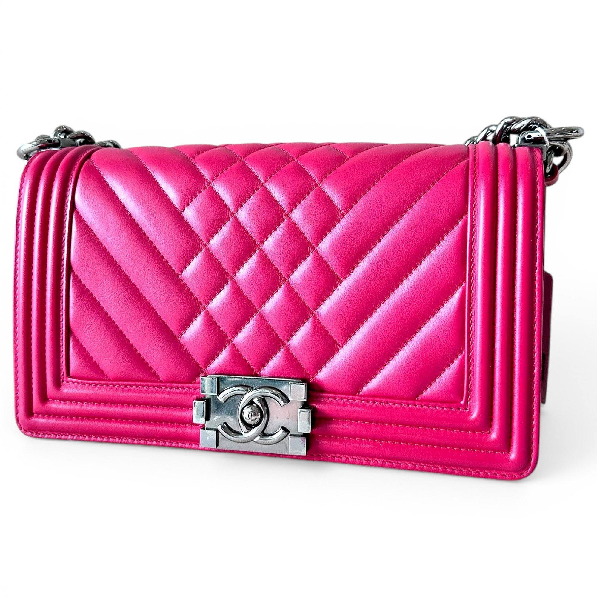Boy leather crossbody bag