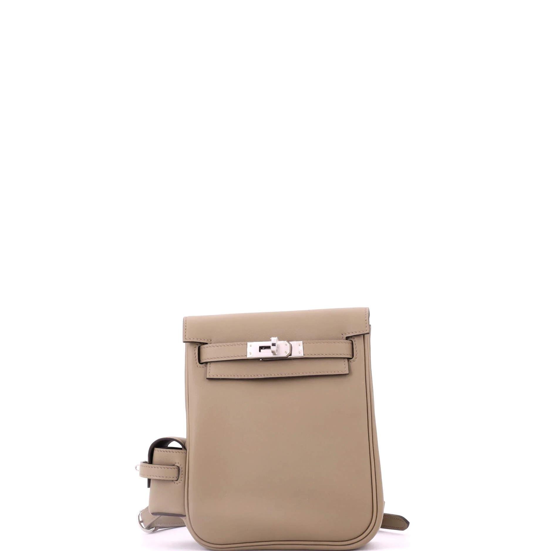Leather backpack