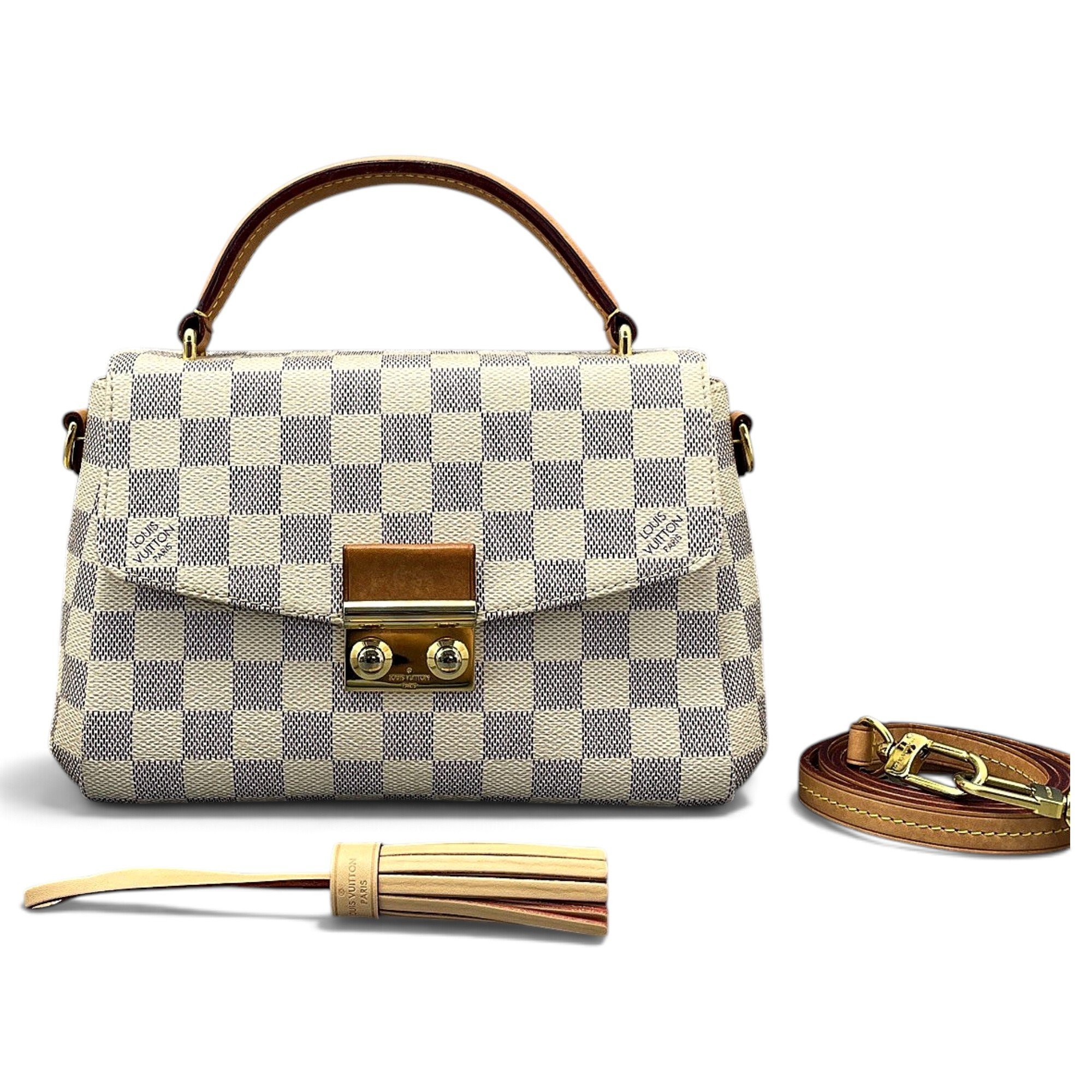 Croisette leather handbag