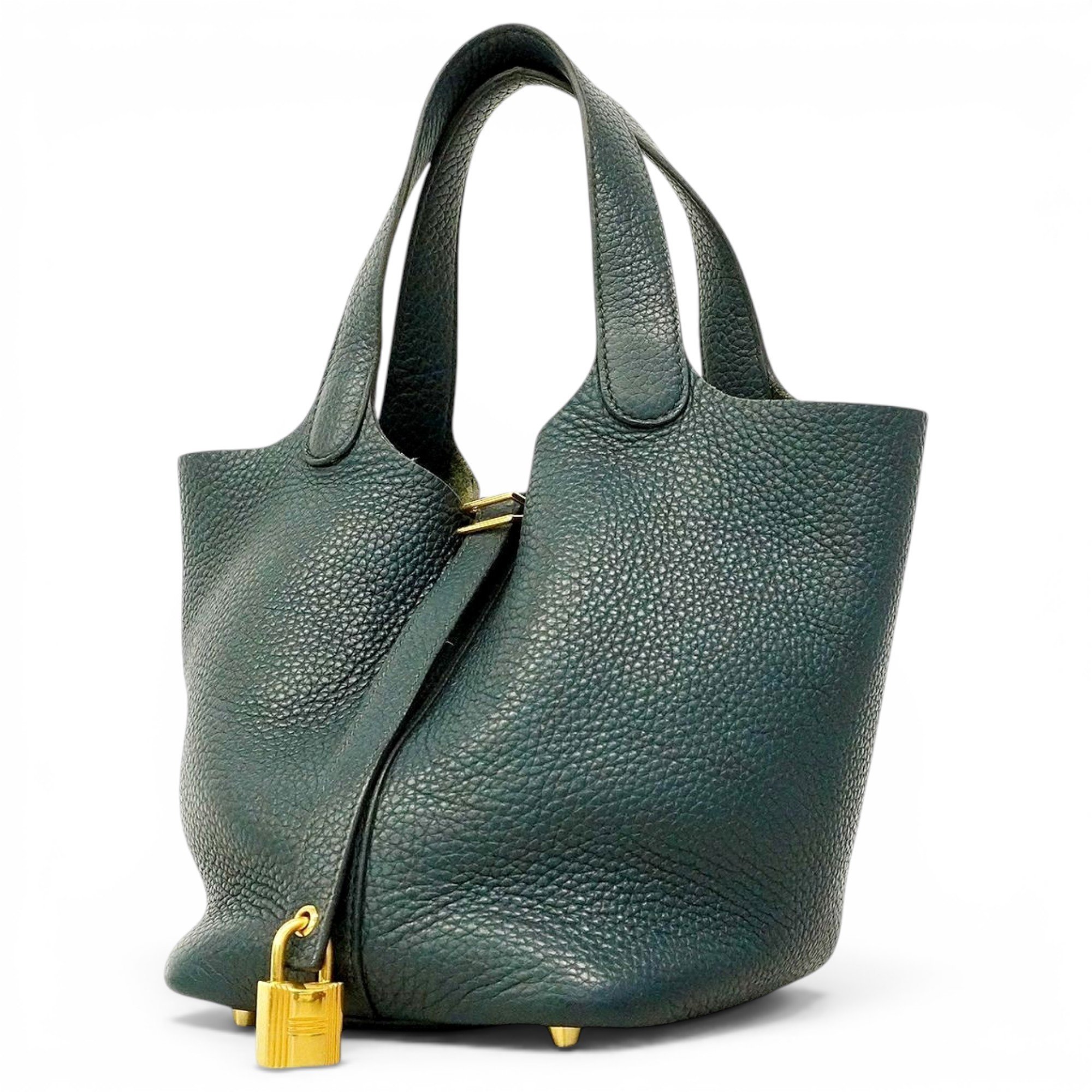 Picotin leather handbag