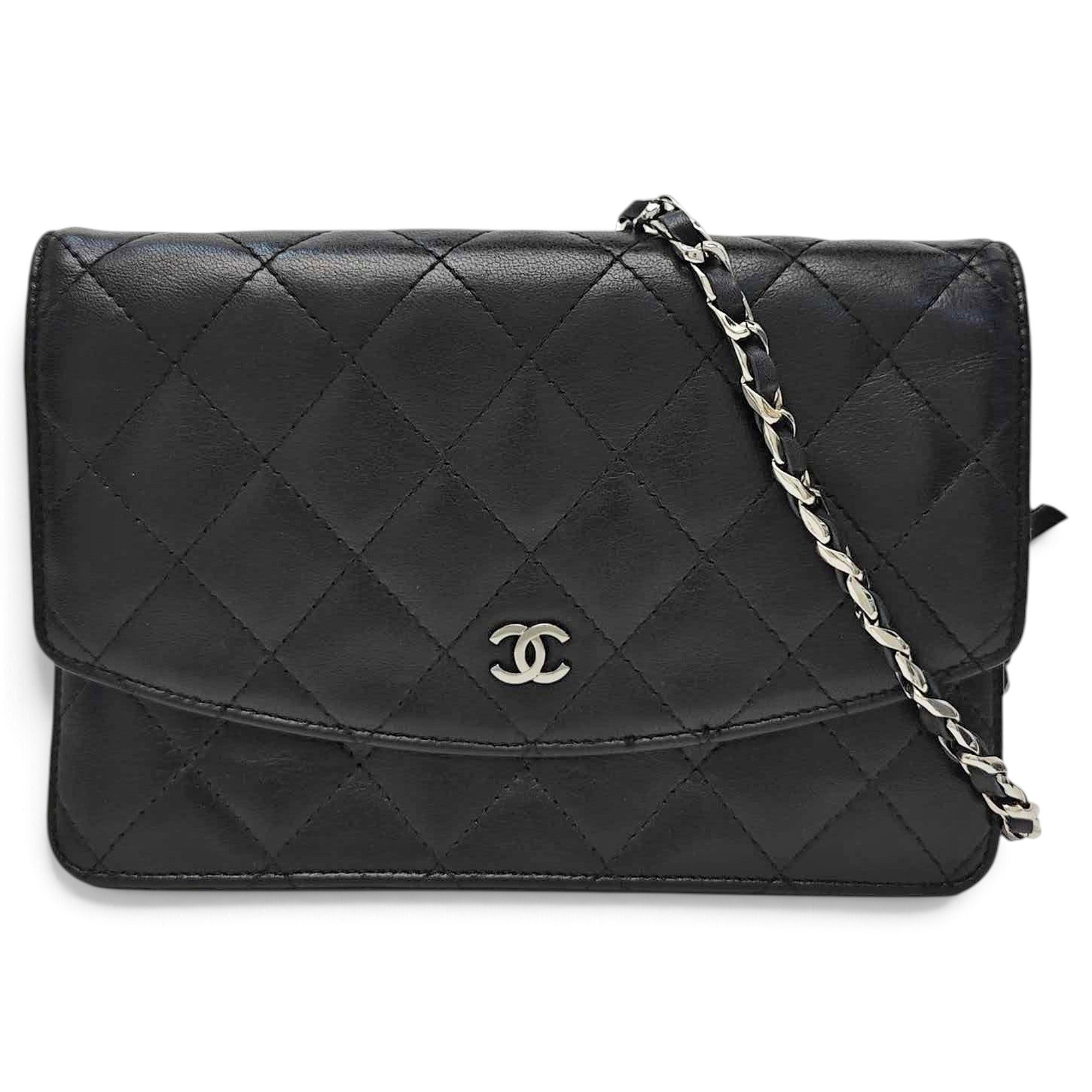 Wallet On Chain Timeless/Classique leather crossbody bag