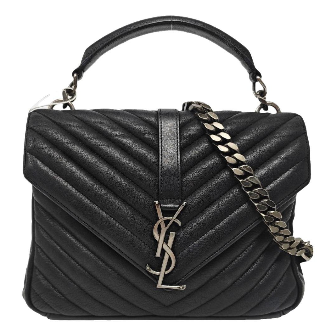 Collége monogramme leather handbag