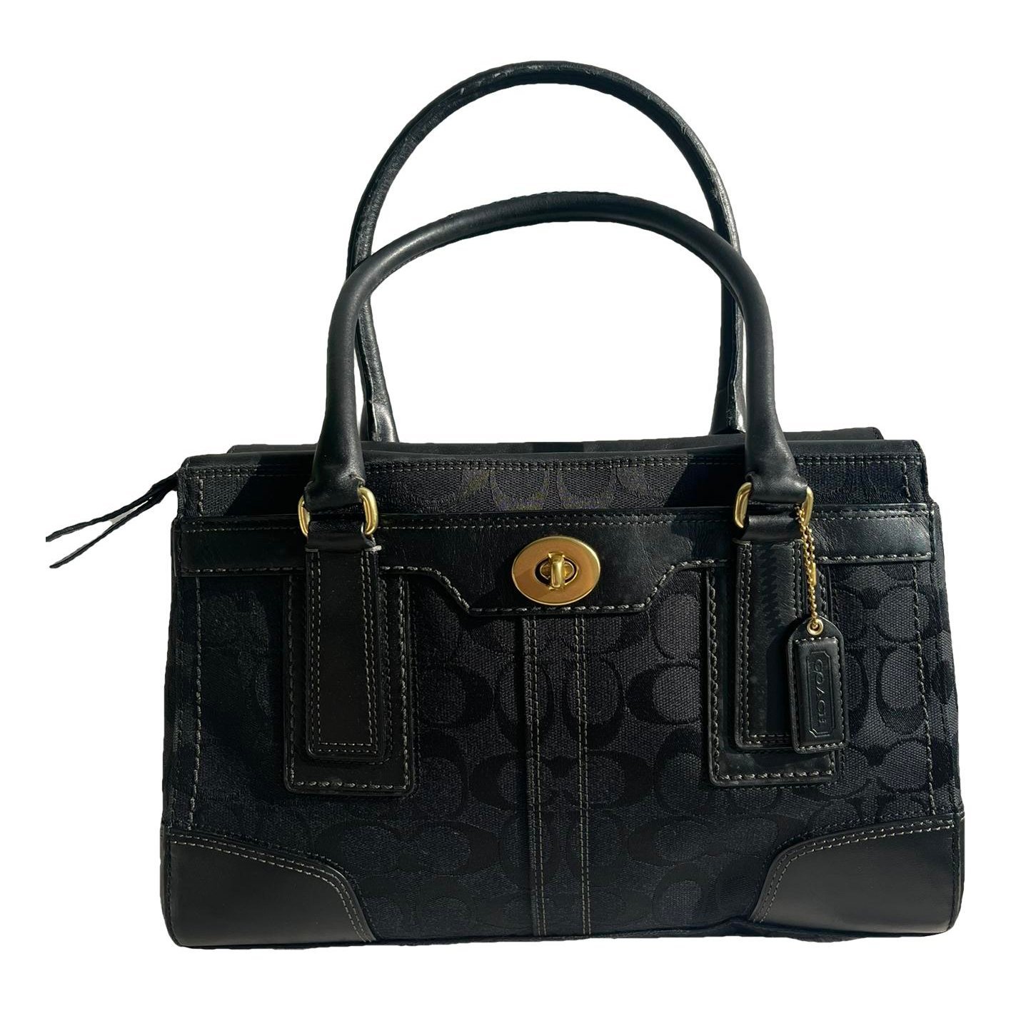Signature Sufflette leather handbag