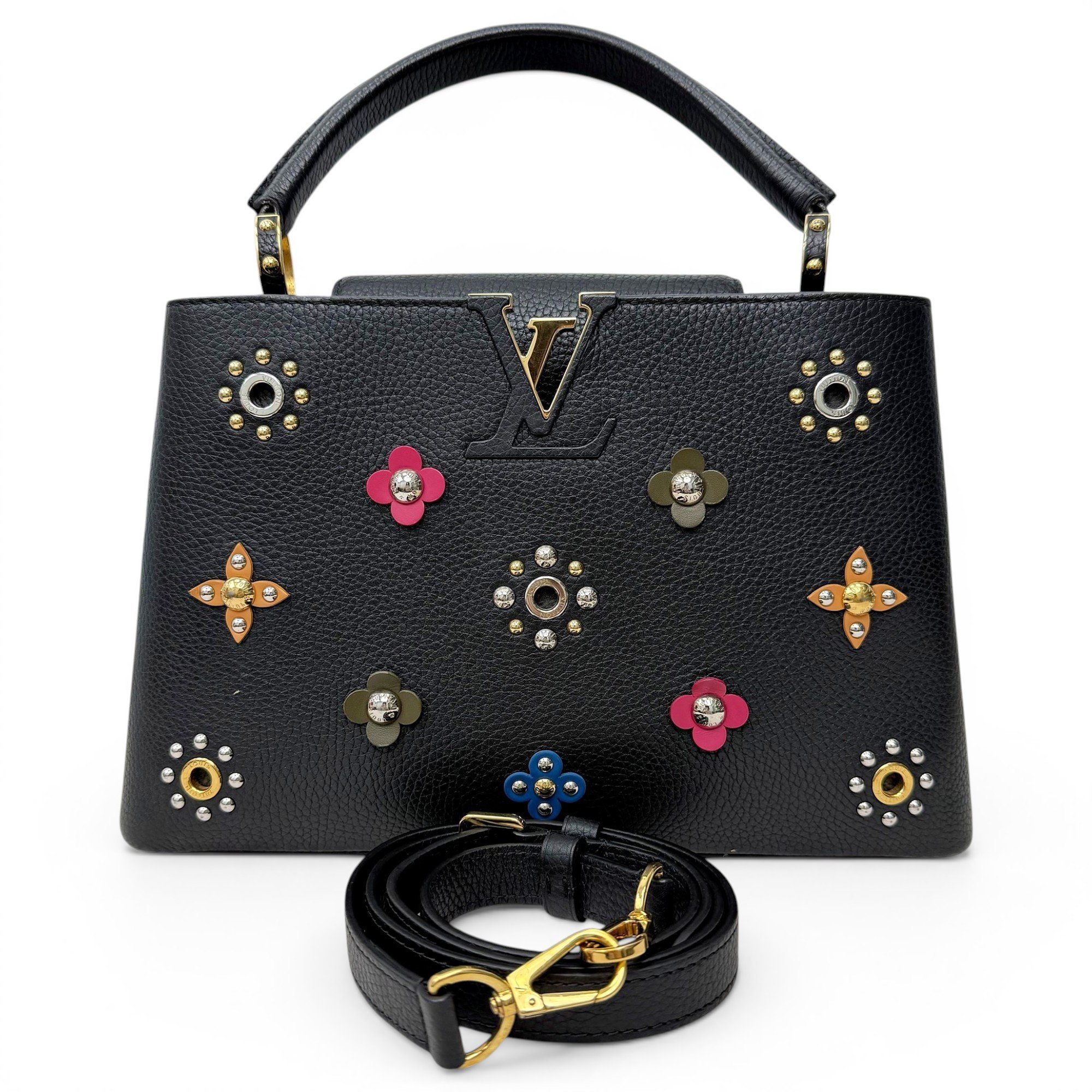 Capucines leather handbag