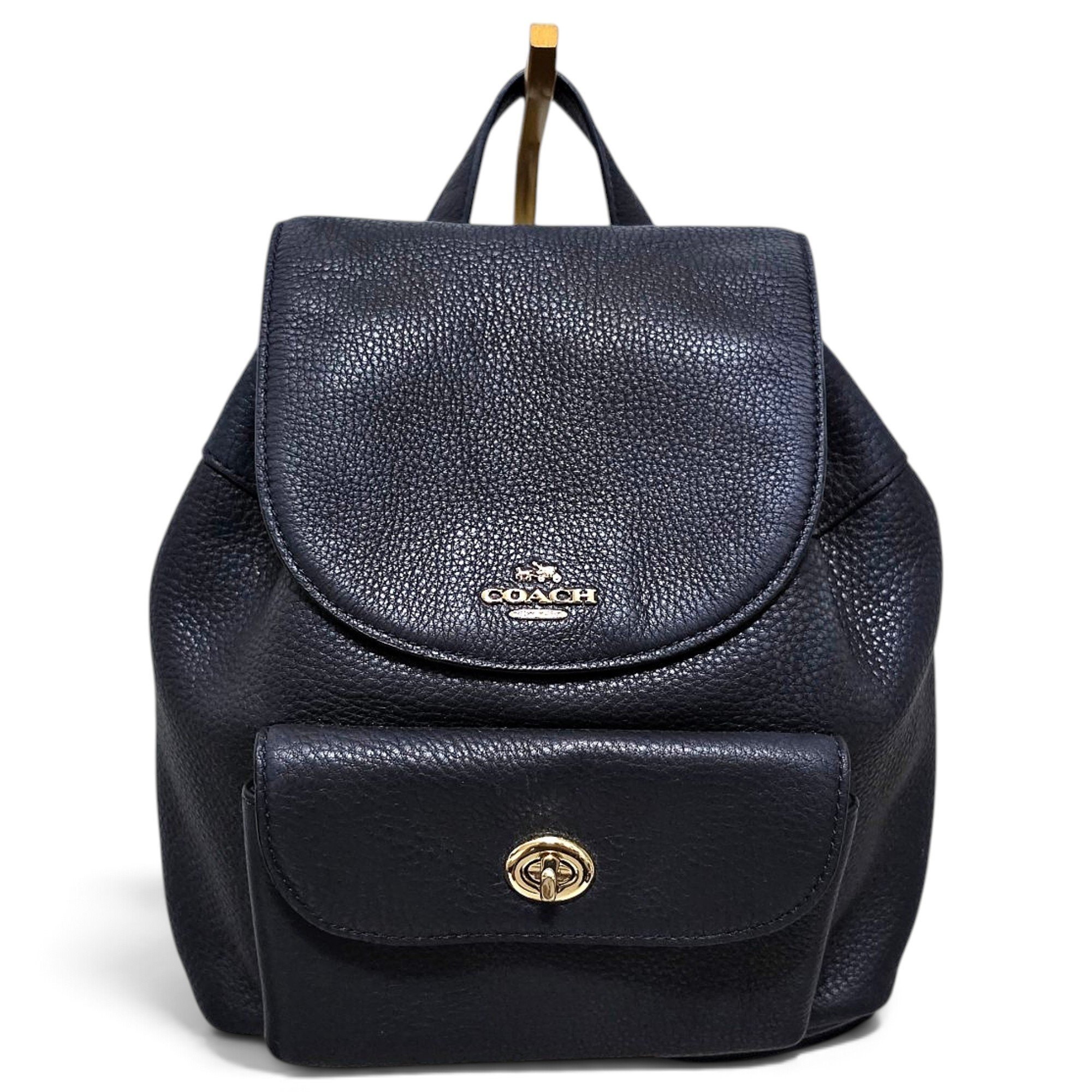 Campus leather backpack