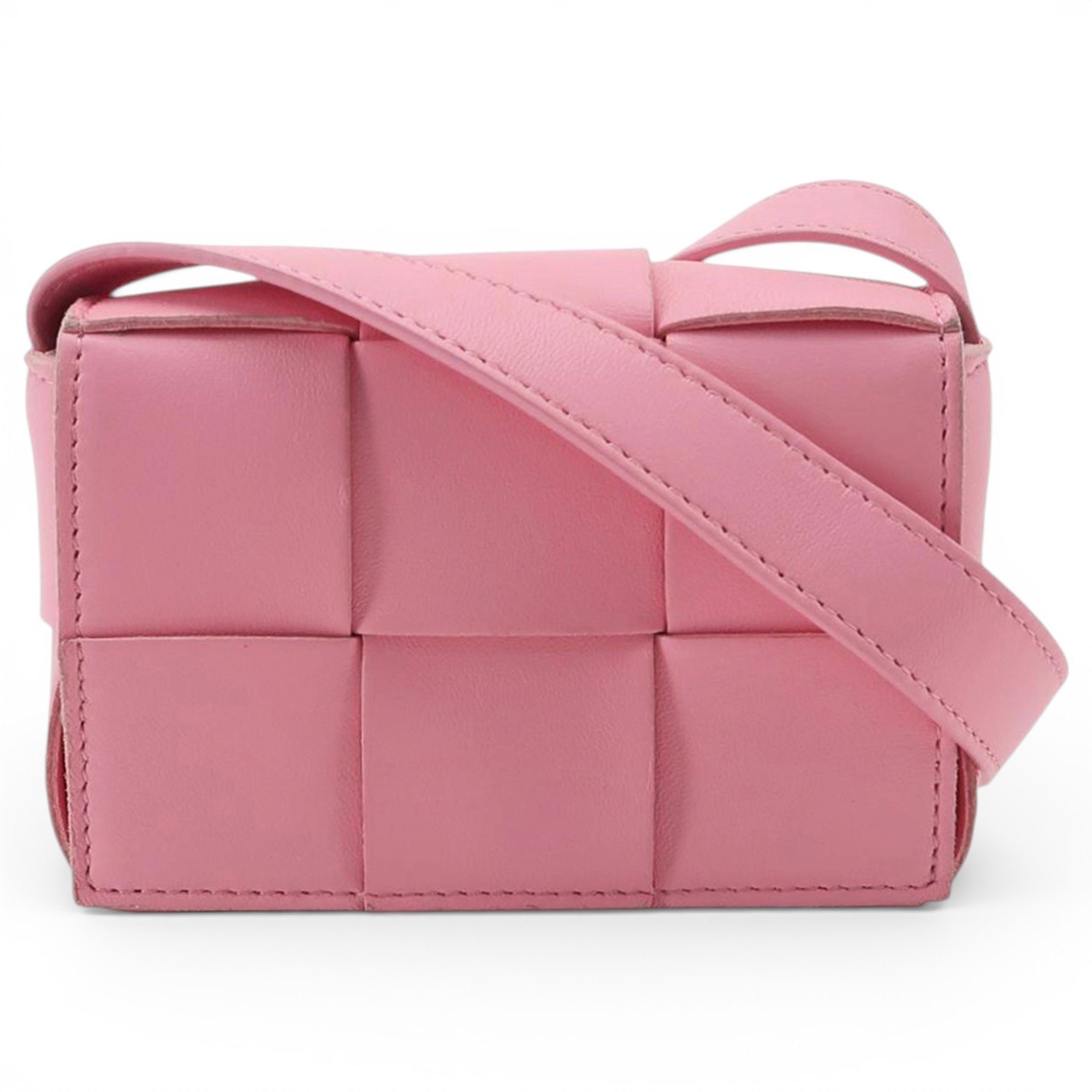 Cassette leather handbag