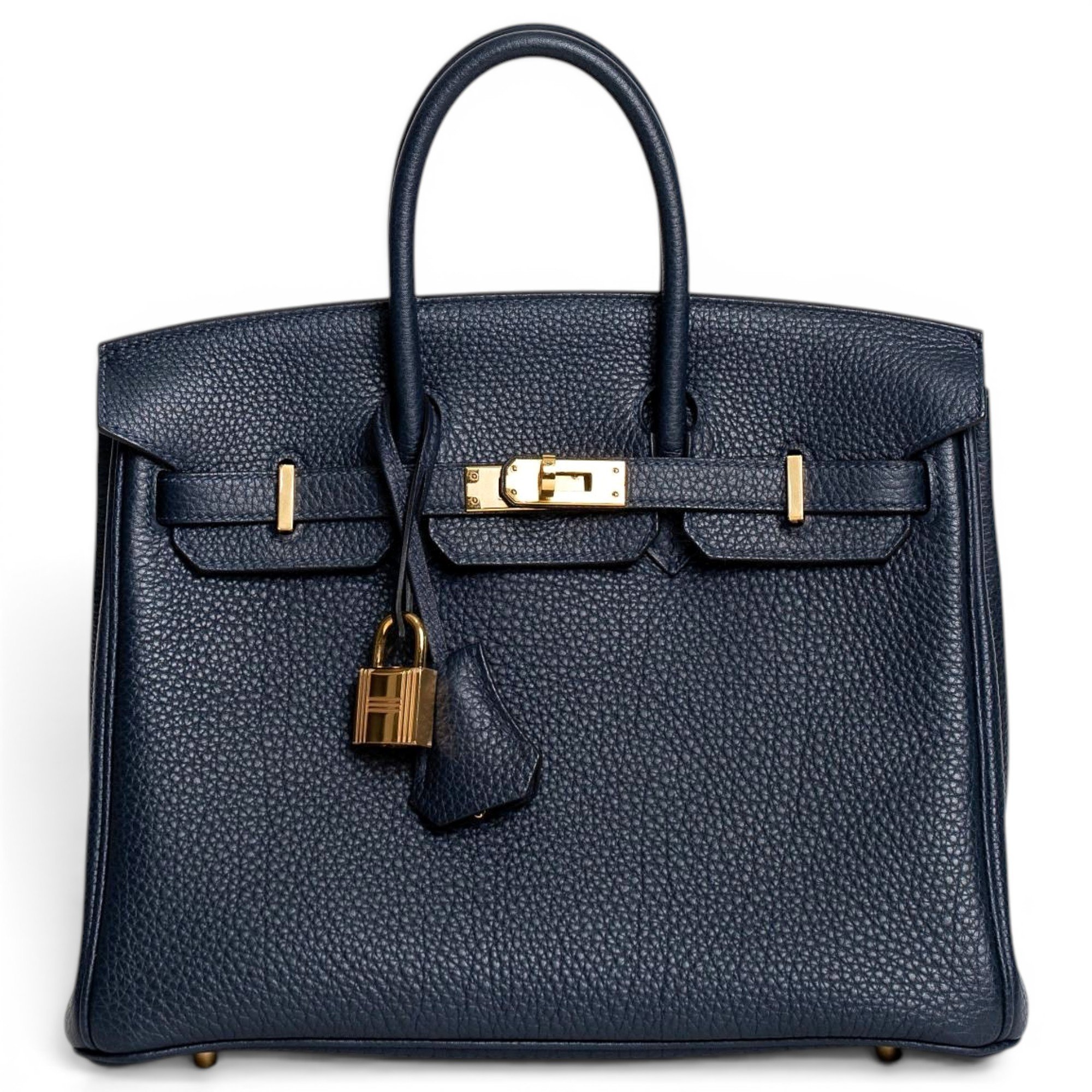 Birkin 25 leather handbag
