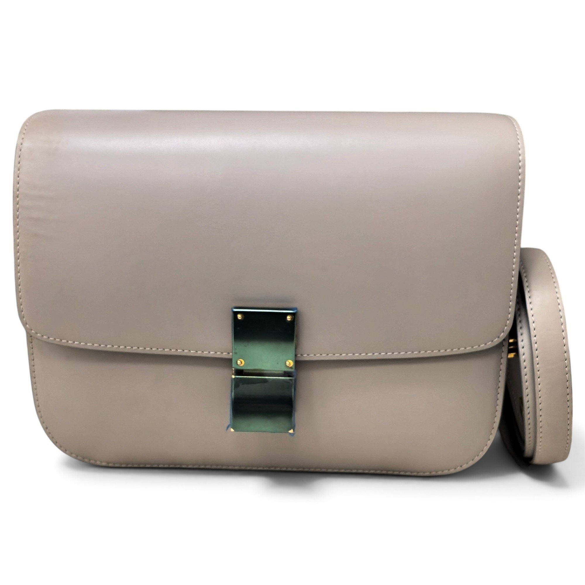 Classic leather handbag