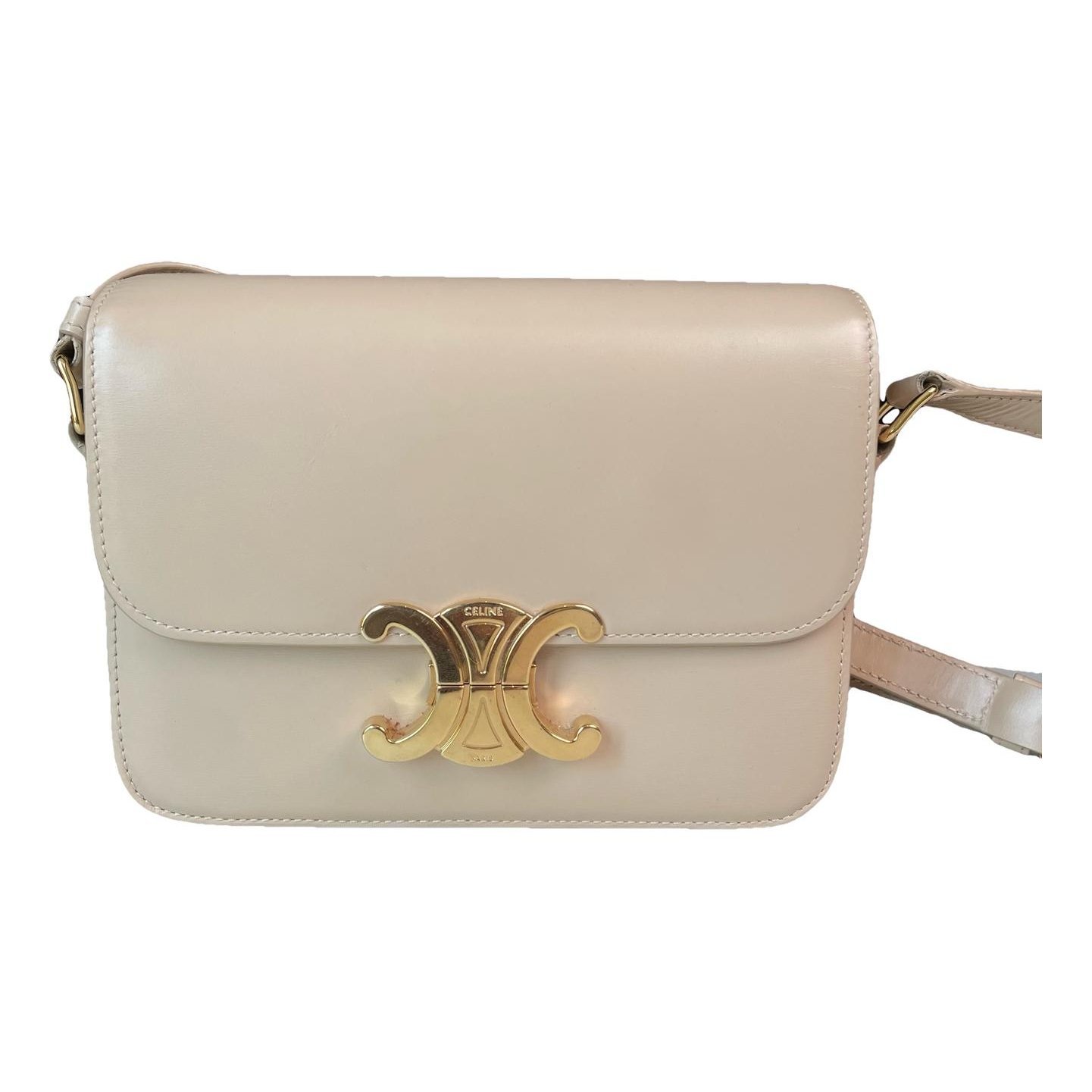Triomphe Long leather handbag