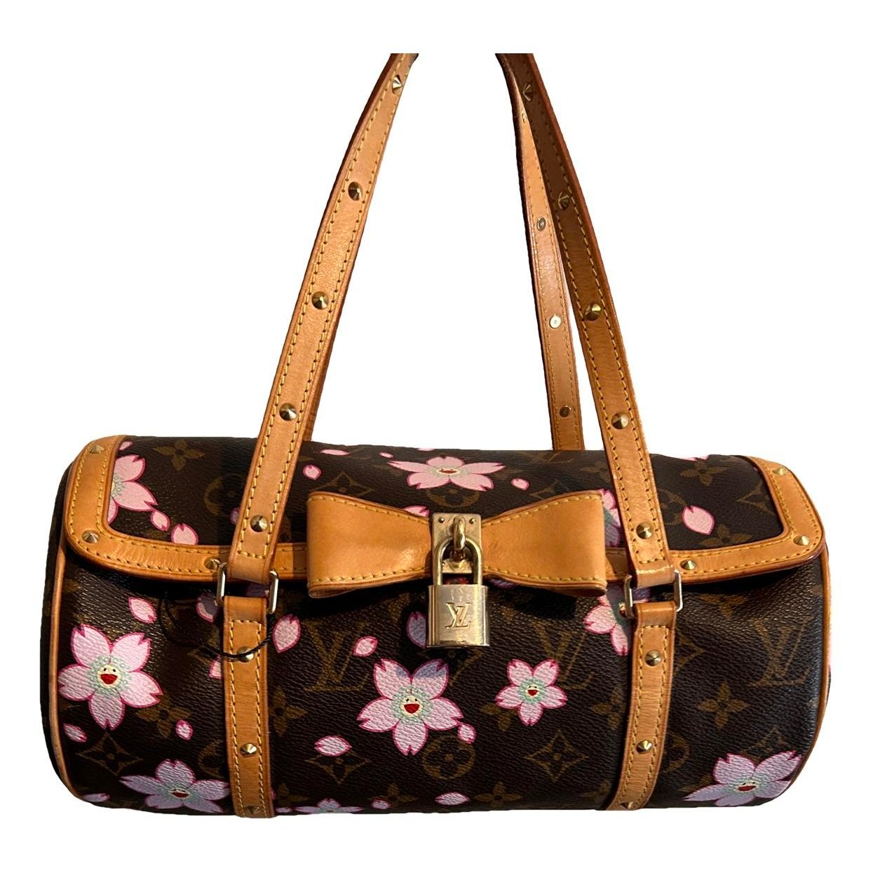Papillon leather handbag