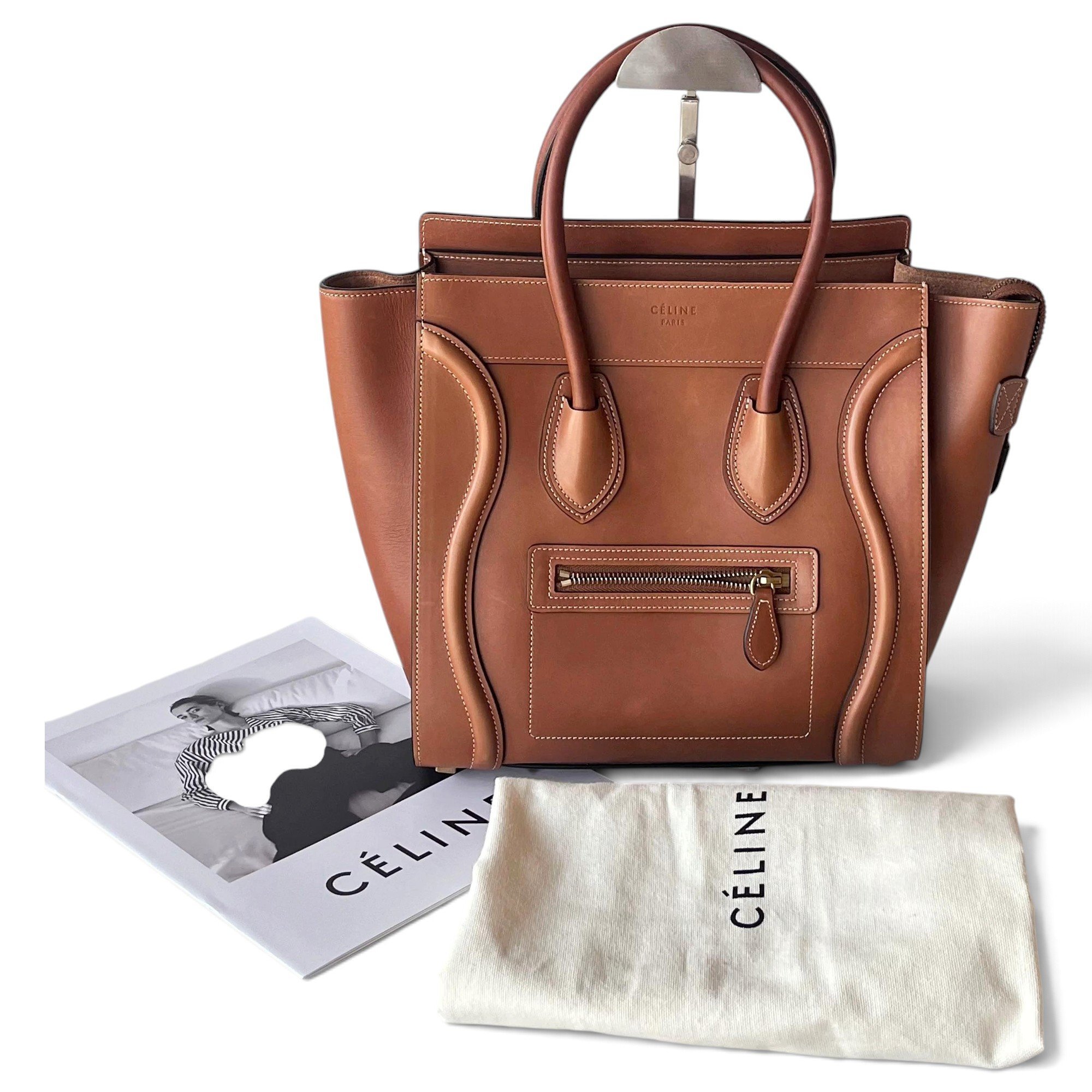 Luggage leather handbag
